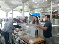 İstanbul Havalimanı’nda seçim yoğunluğu: 20 bin vatandaş oy kullandı
