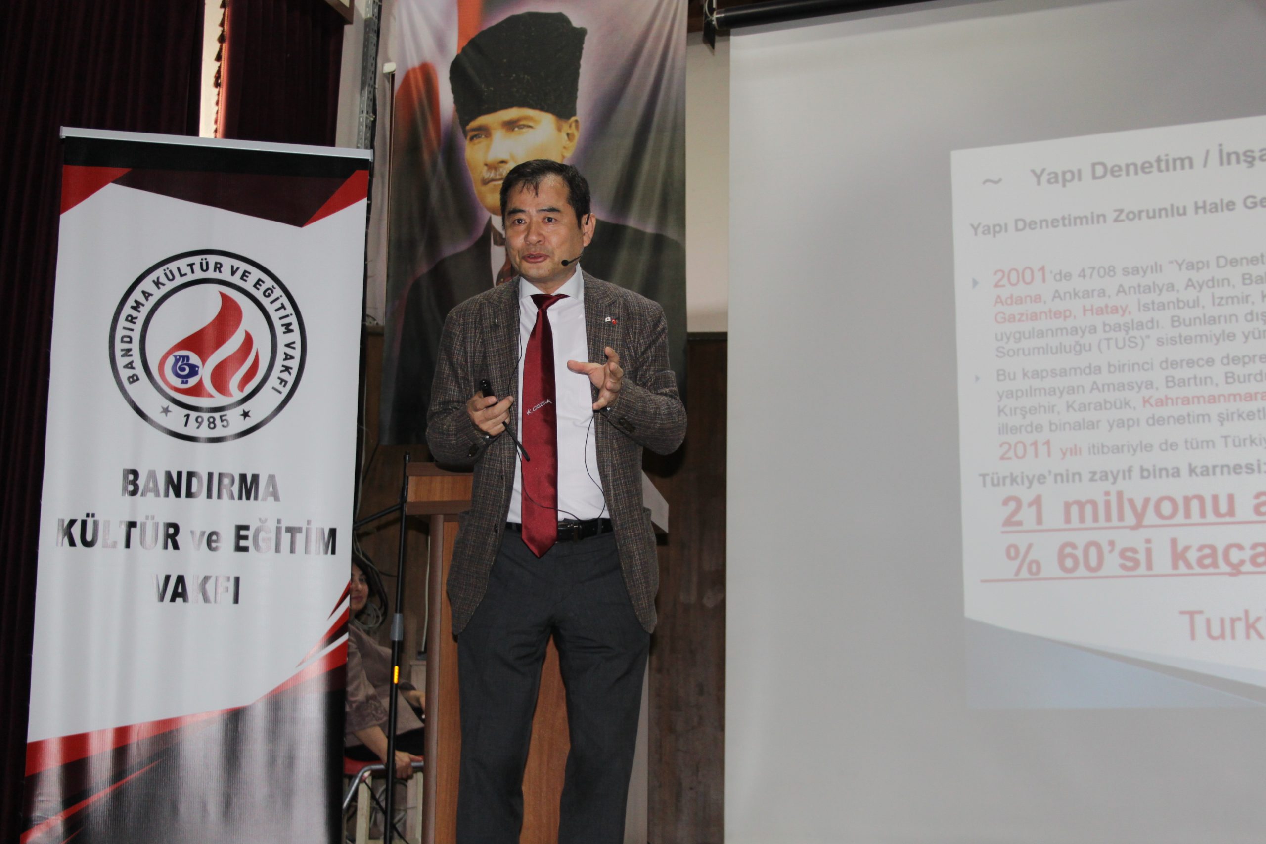 Moriwaki: “Bandırma deprem tehlike sırasında 4’üncü”
