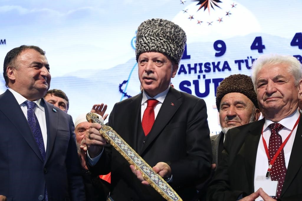 AHISKALILAR CUMHURBAŞKANI ERDOĞAN’I DESTEKLEYECEK