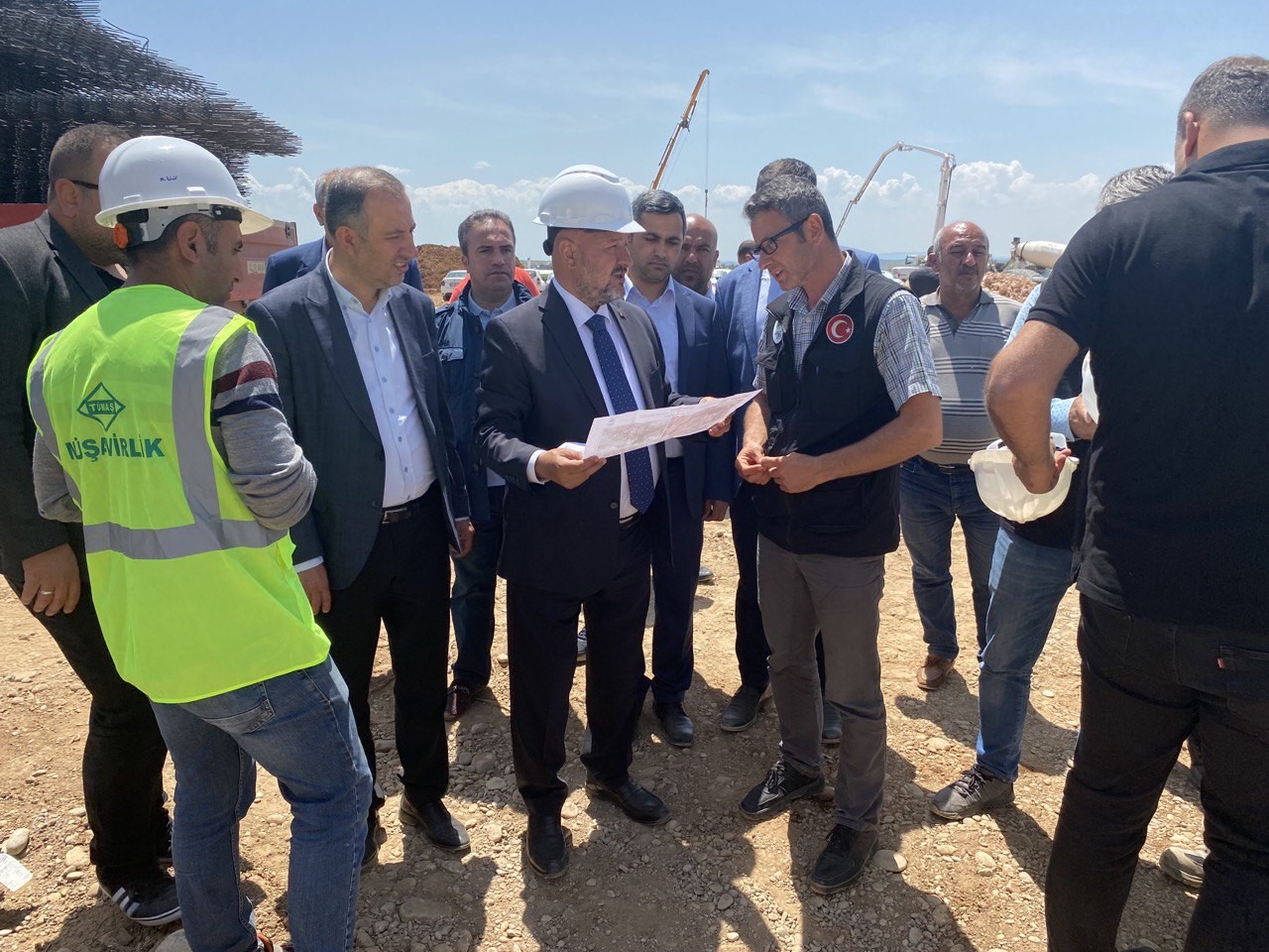 AK PARTİ ADIYAMAN İL BAŞKANI EMRAH BULUCU VE BERABERİNDEKİ HEYET,