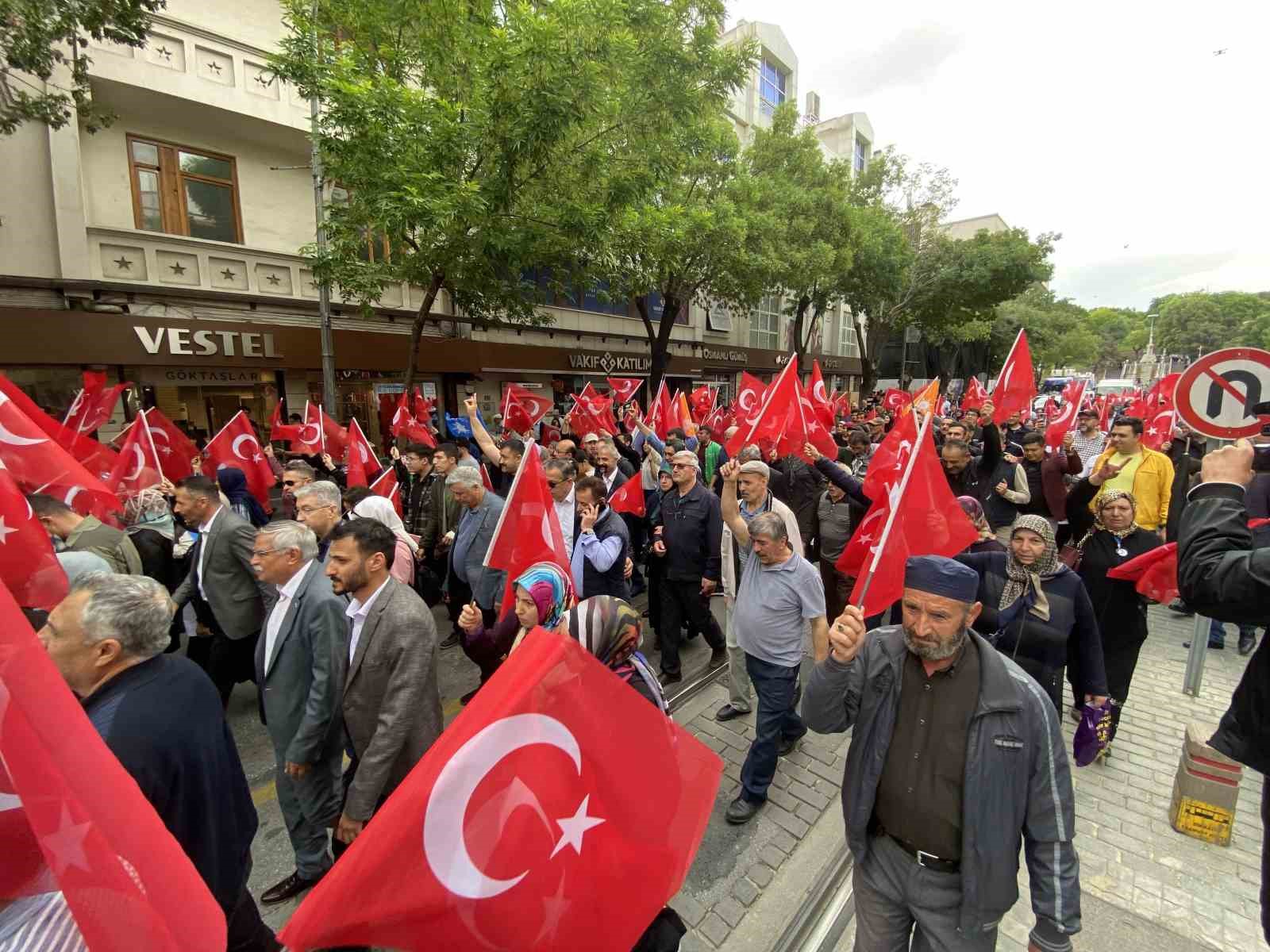 AK PARTİ KONYA TEŞKİLATI CUMHURBAŞKANLIĞI 2. TUR SEÇİMİ ÖNCESİ YÜRÜYÜŞ