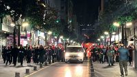 14 MAYIS ÖNCESİNDE KARESİ VE ALTIEYLÜL İLÇELERİNDEN BAŞLAYAN YÜRÜYÜŞ SONUNDA