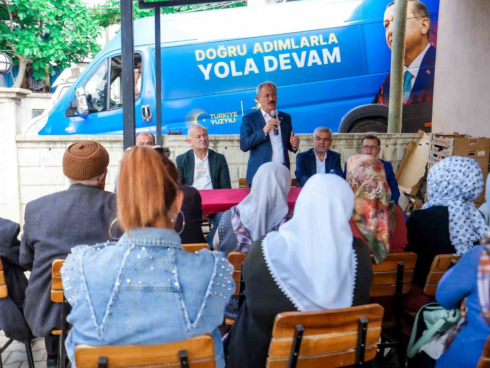 AK PARTİ DENİZLİ MİLLETVEKİLİ ŞAHİN TİN, BABADAĞ VE SARAYKÖY’DE VATANDAŞLARLA