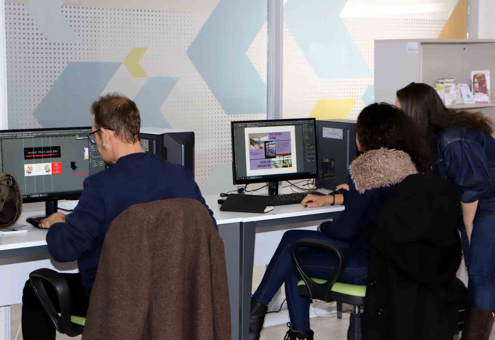 AKDENİZ BELEDİYESİ PROJE EĞİTİM VE UYGULAMA MERKEZİNDE YENİ DÖNEM 'GRAFİK