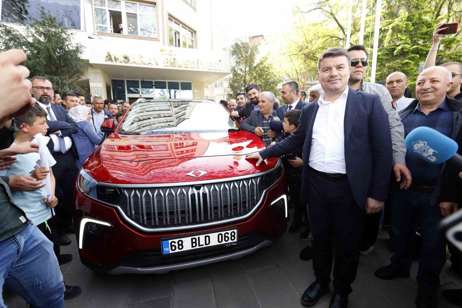 TÜRKİYE’NİN YERLİ VE MİLLİ OTOMOBİLİ TOGG AKSARAY BELEDİYESİ TARAFINDAN 15