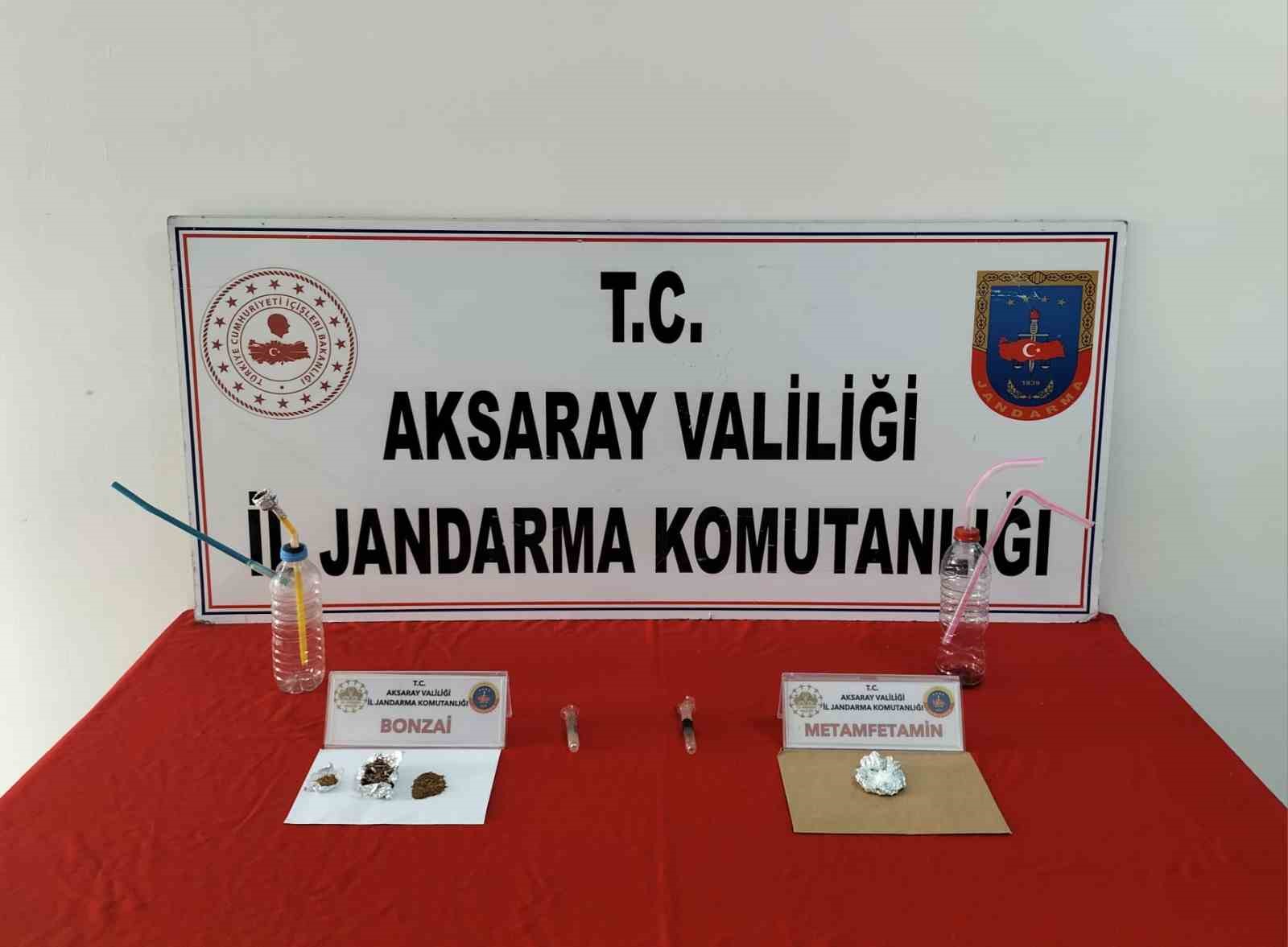 ARAMALARDA 25 GRAM SENTETİK CANNABİNOİD BONZAİ, 3 GRAM METAMFETAMİN VE