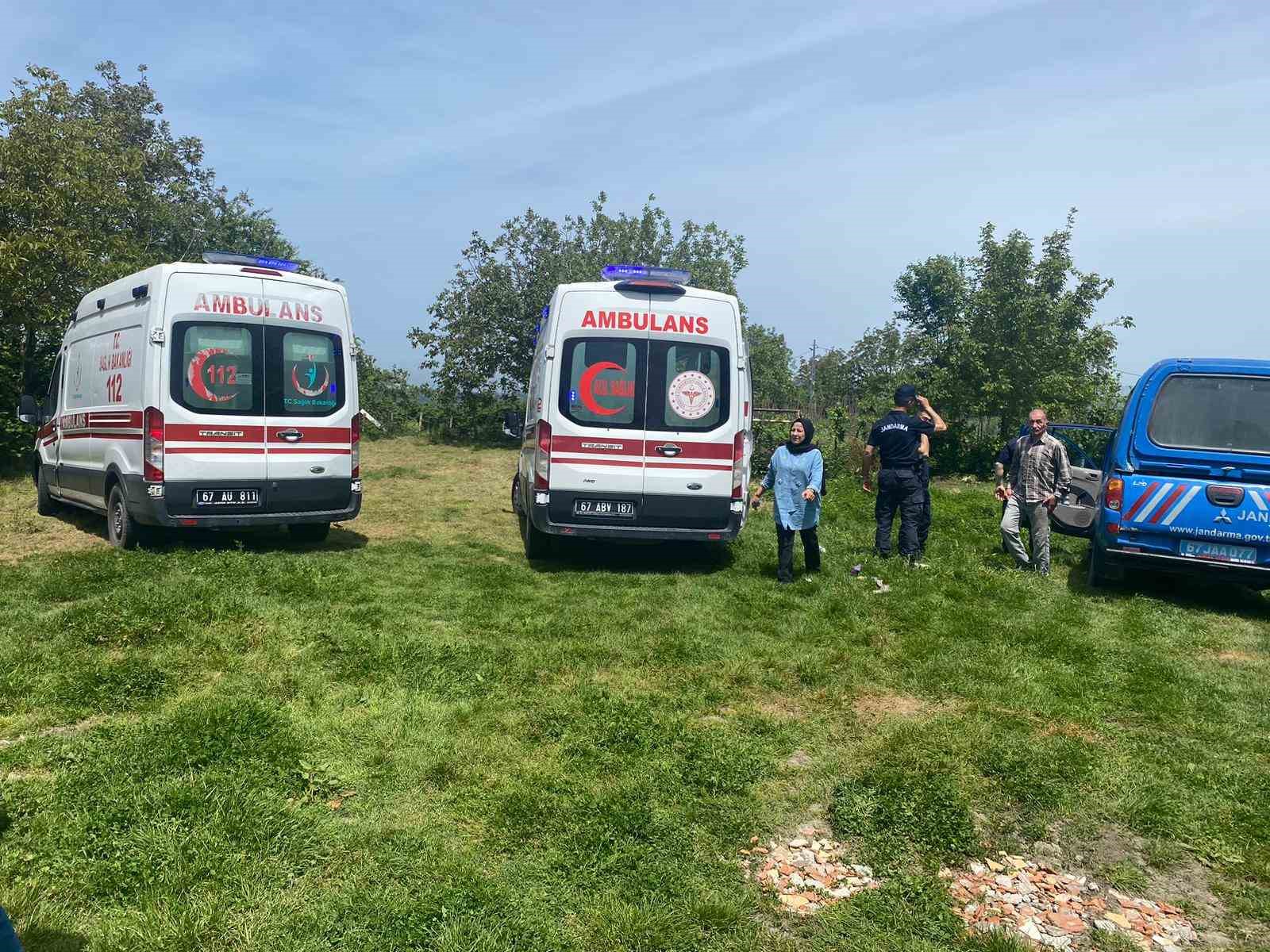 ZONGULDAK'IN ALAPLI İLÇESİ SİNDELLİ KÖYÜNDE MEYDANA GELEN KAZADA, BAGİ Y.