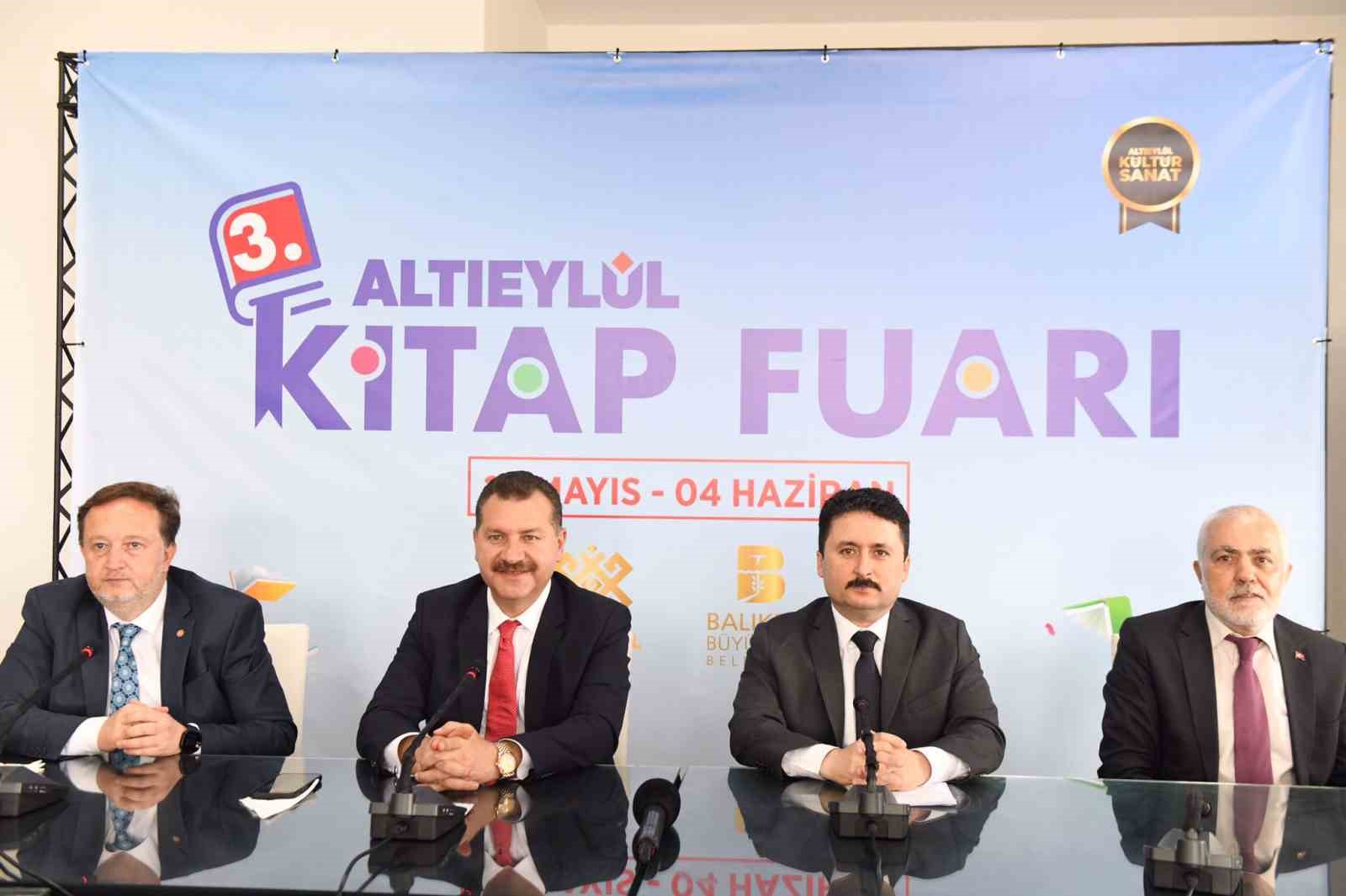 Altıeylül Belediyesi 3. Kitap Fuarı açılıyor BAŞKAN HASAN AVCI, 26 MAYIS-4 HAZİRAN TARİHLERİ ARASINDA DÜZENLENECEK KİTAP