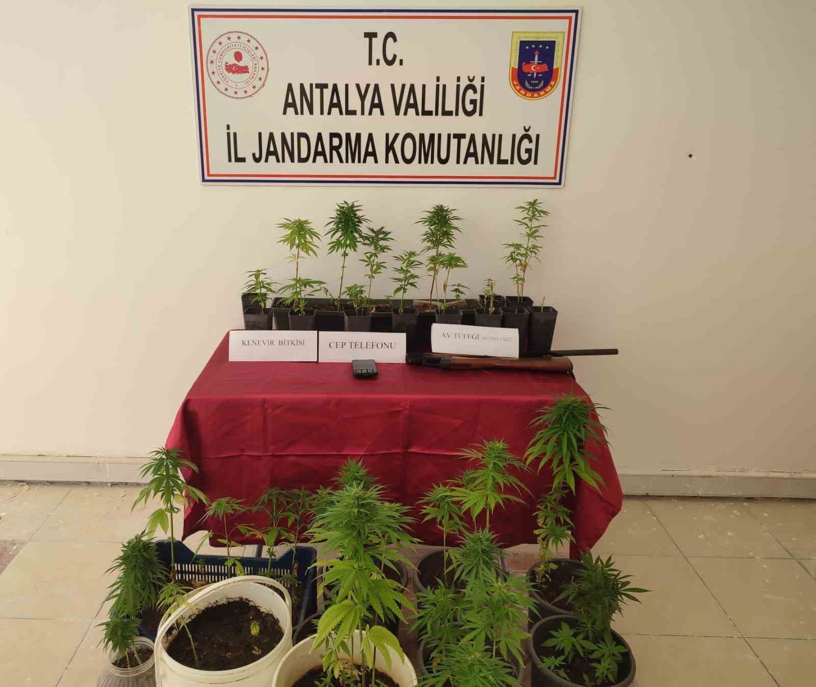 ANTALYA VALİLİĞİ İL JANDARMA KOMUTANLIĞI EKİPLERİNİN UYUŞTURUCU MADDE İMALATI VE