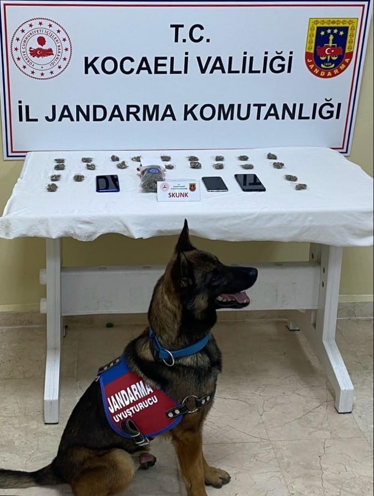 KOCAELİ’NİN İZMİT İLÇESİNDE JANDARMA EKİPLERİ ŞÜPHELİ ŞAHSIN ARACINDA ARAMA YAPTI.