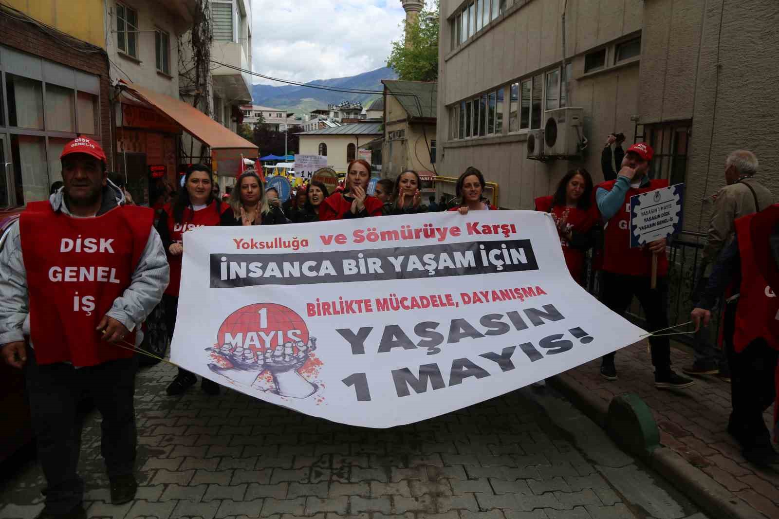 1 MAYIS EMEK VE DAYANIŞMA GÜNÜ, TÜM YURTTA OLDUĞU GİBİ