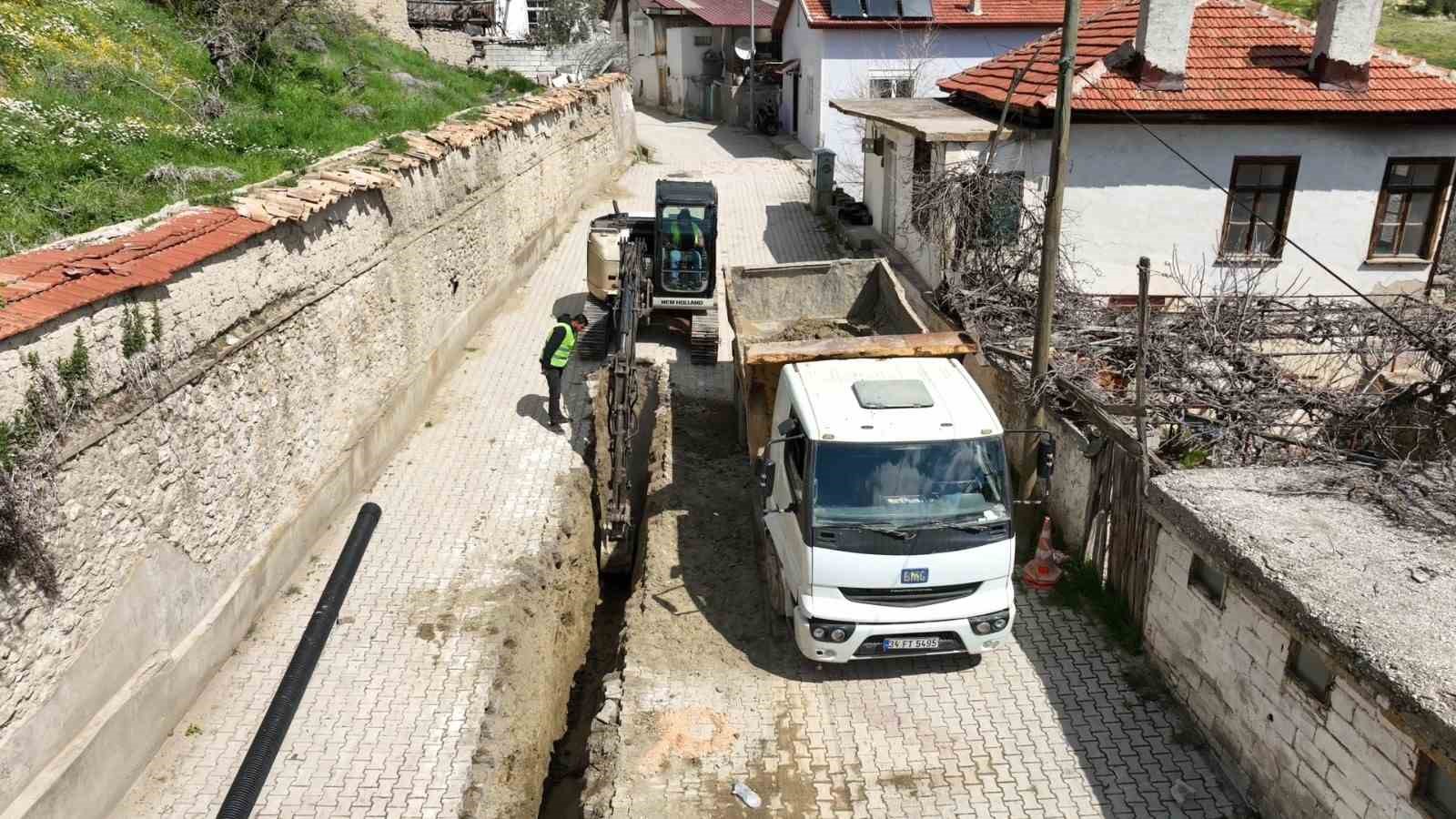 ANTALYA BÜYÜKŞEHİR BELEDİYESİ ASAT GENEL MÜDÜRLÜĞÜ ELMALI’NIN MERKEZ MAHALLELERİNDE KANALİZASYON