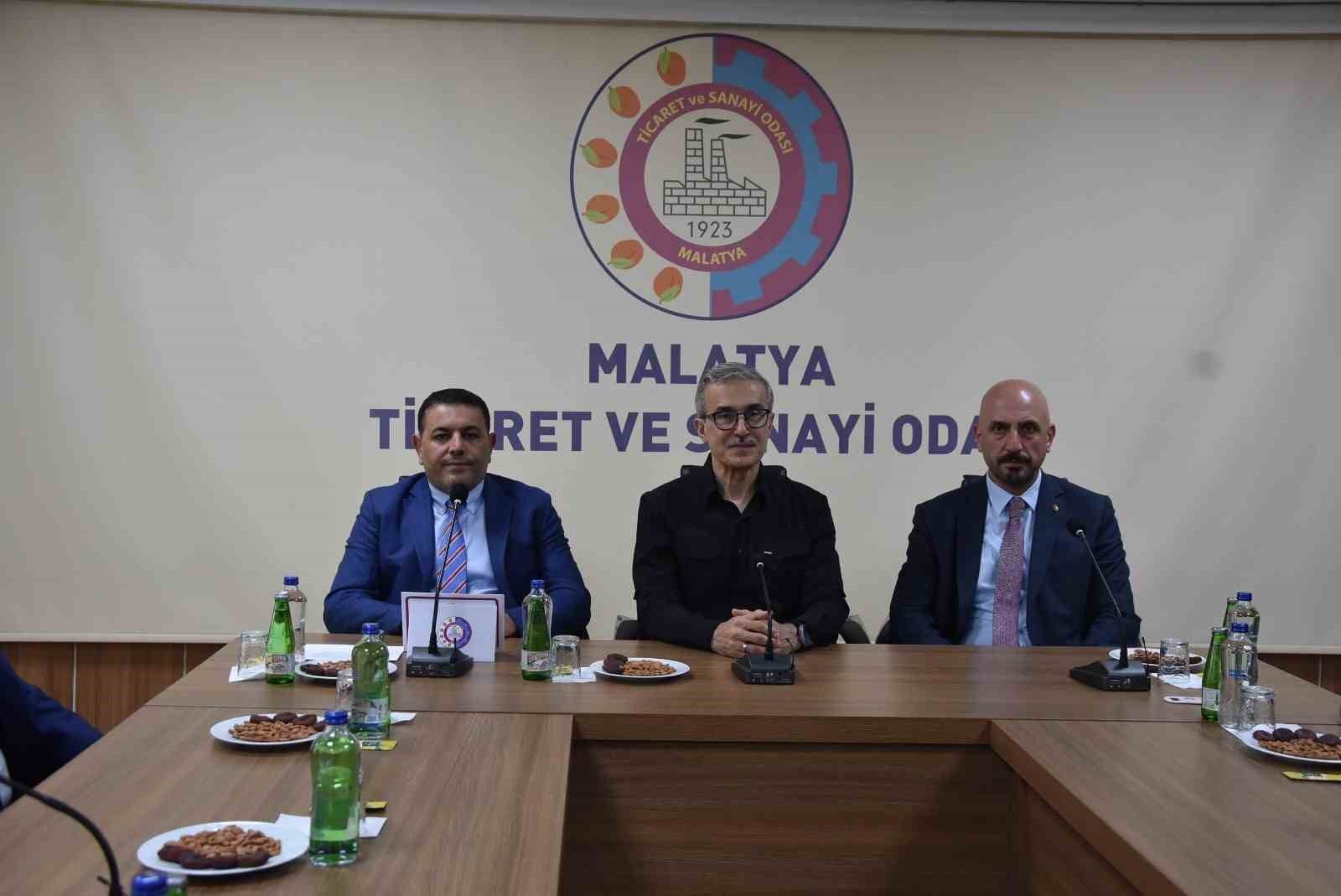 MALATYA TİCARET VE SANAYİ ODASI BAŞKANI OĞUZHAN ATA SADIKOĞLU’NU ZİYARET