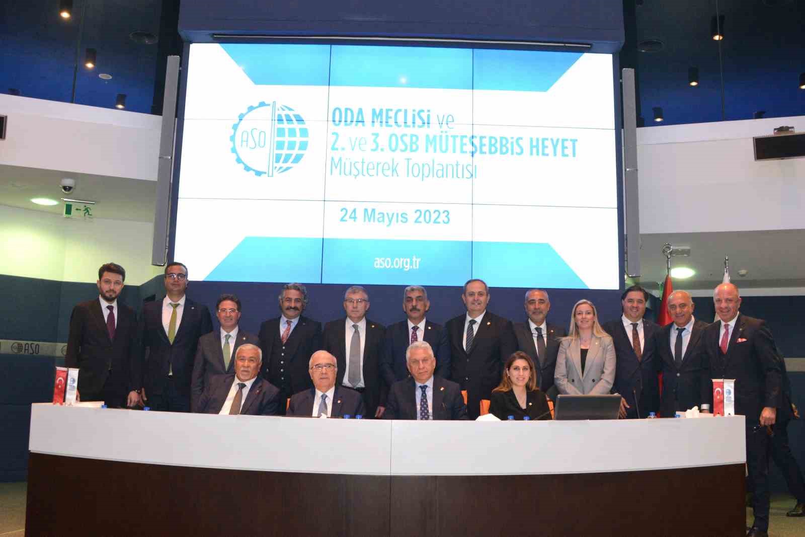 ANKARA SANAYİ ODASI MAYIS AYI MECLİS TOPLANTISI MECLİS BAŞKANI CELAL