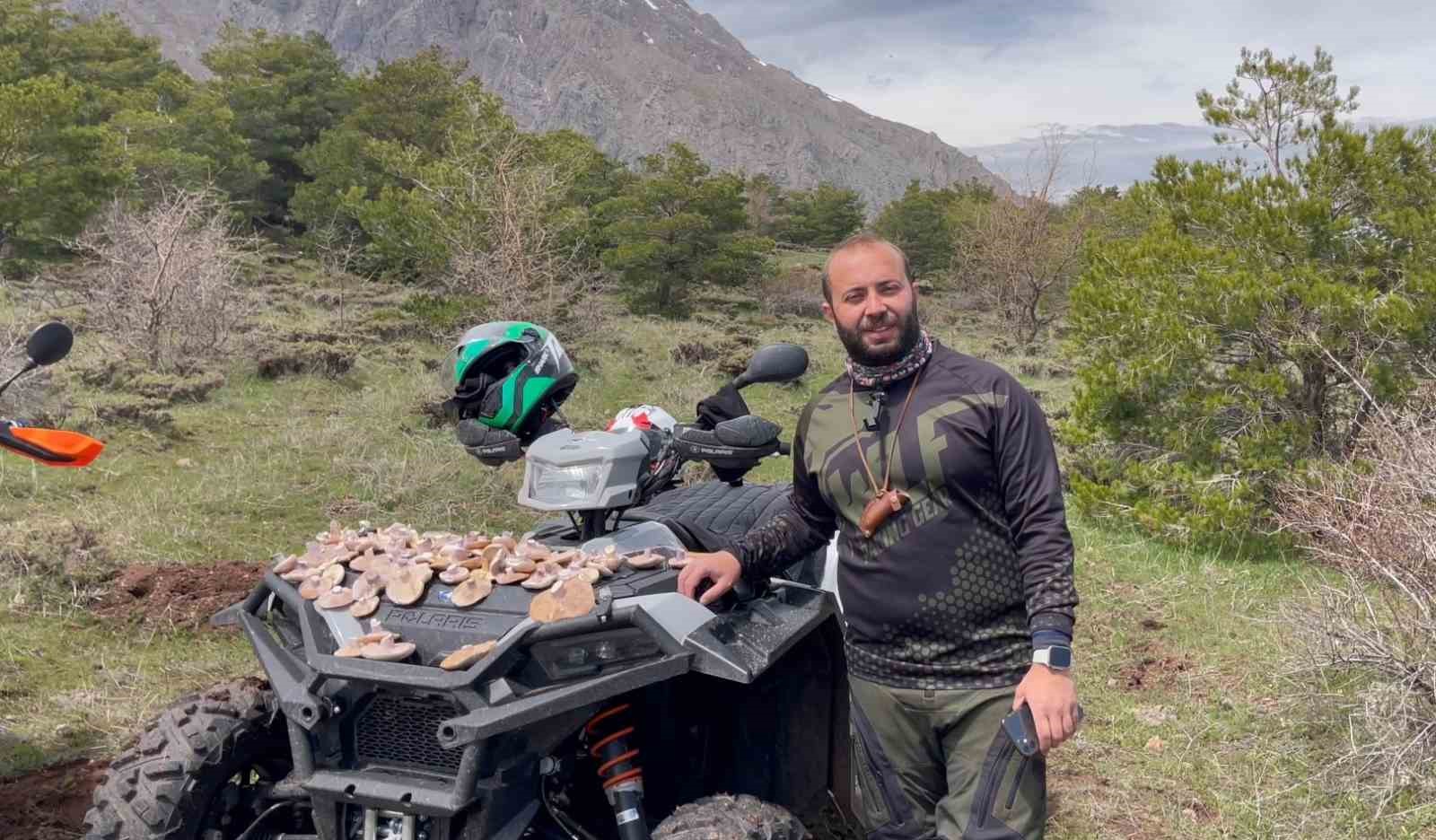 ERZİNCAN’DA ADRENALİN TUTKUNU VATANDAŞLAR ATV VE KROS MOTORLARLA ERGAN DAĞI'NIN