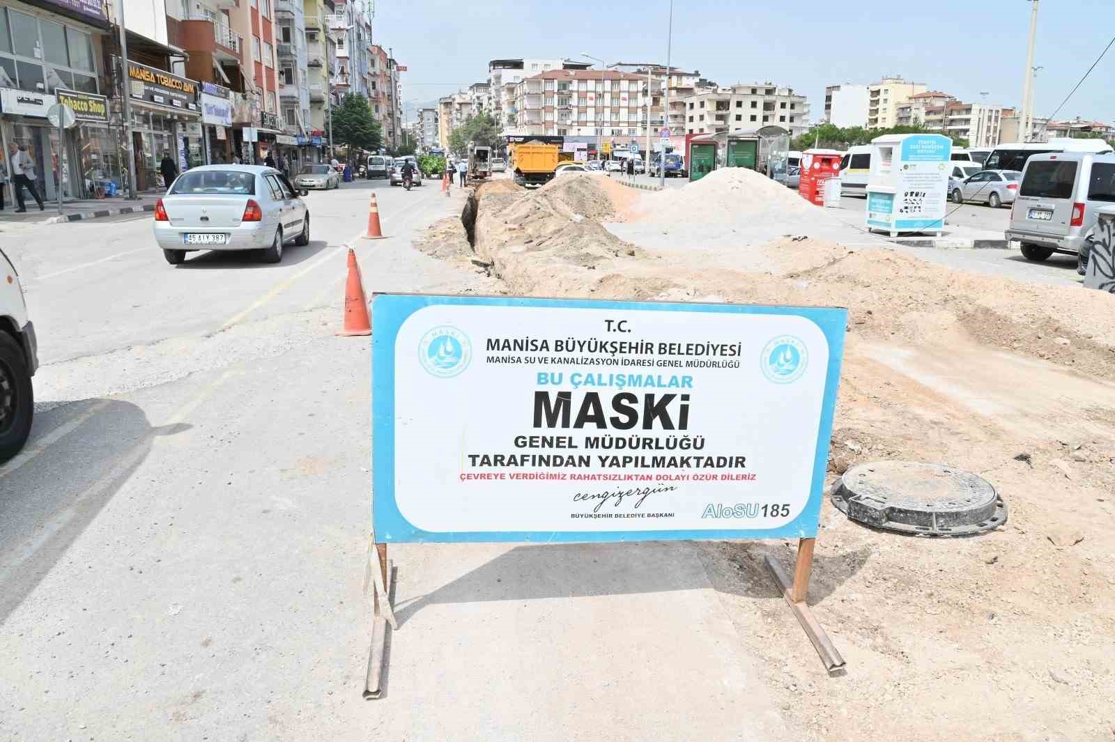 MANİSA BÜYÜKŞEHİR BELEDİYESİNİN AVNİ GEMİCİOĞLU CADDESİNDE HAYATA GEÇİRECEĞİ 2. ETAP