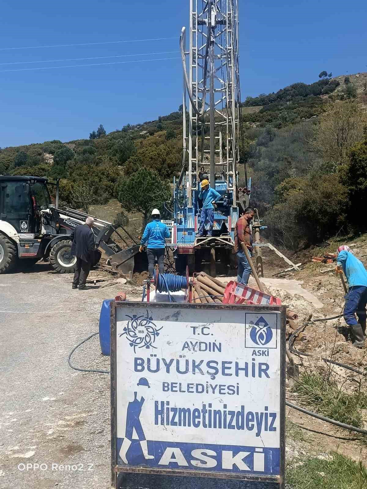 AYDIN BÜYÜKŞEHİR BELEDİYESİ’NDEN 4 FARKLI NOKTADA SONDAJ ÇALIŞMASI