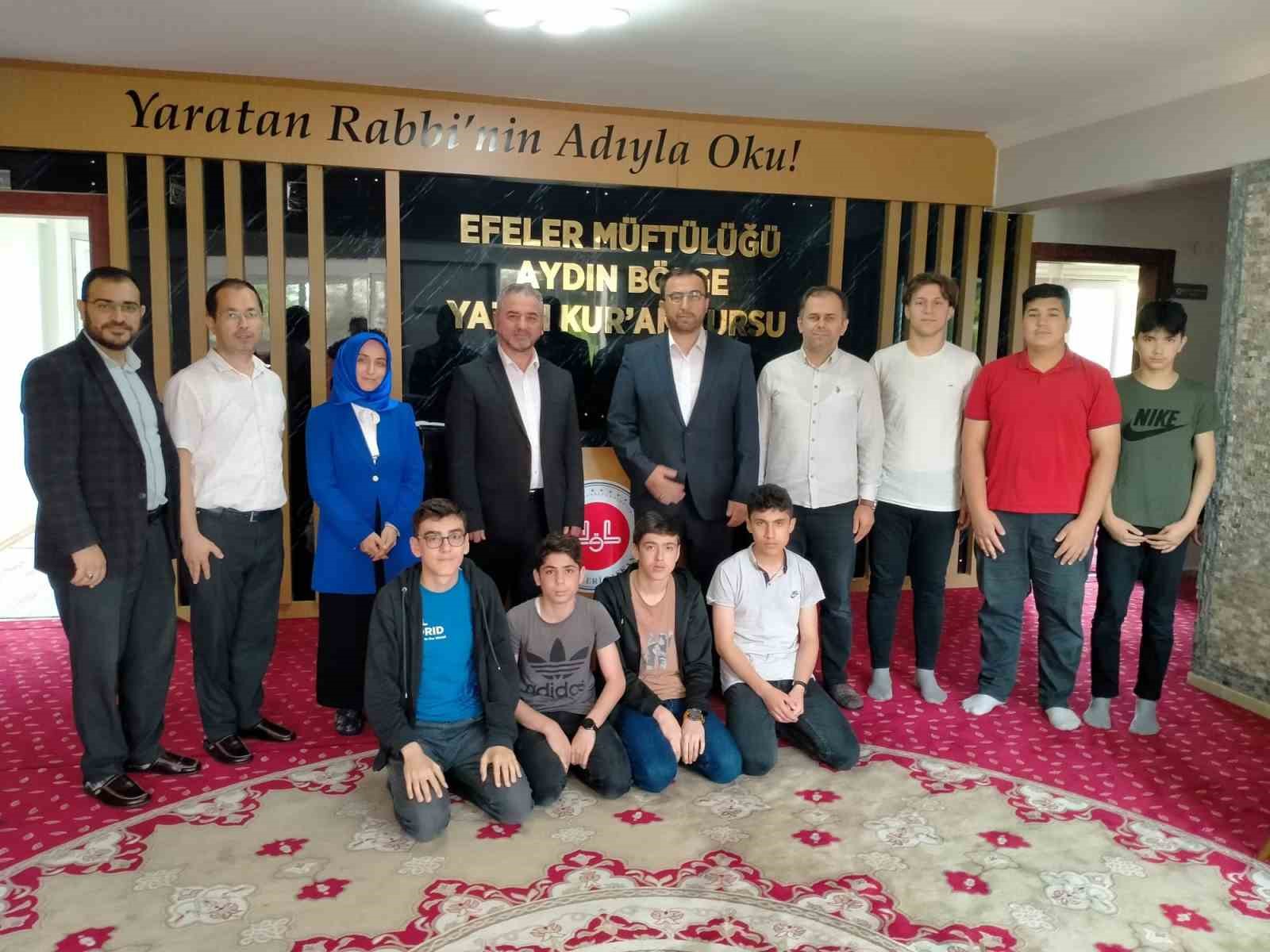 EFELER İLÇE MÜFTÜLÜĞÜNE BAĞLI UMURLU BÖLGE YATILI KUR'AN KURSUNDA HAFIZLIK