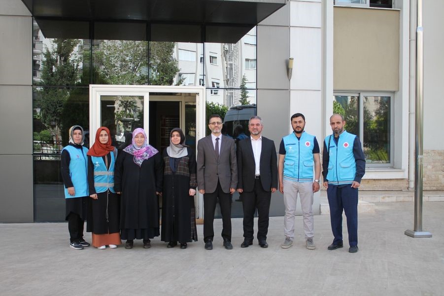 AYDIN İL GENELİNDEKİ DİN GÖREVLİLERİNDEN OLUŞAN 14 KİŞİLİK EKİP GEÇTİĞİMİZ