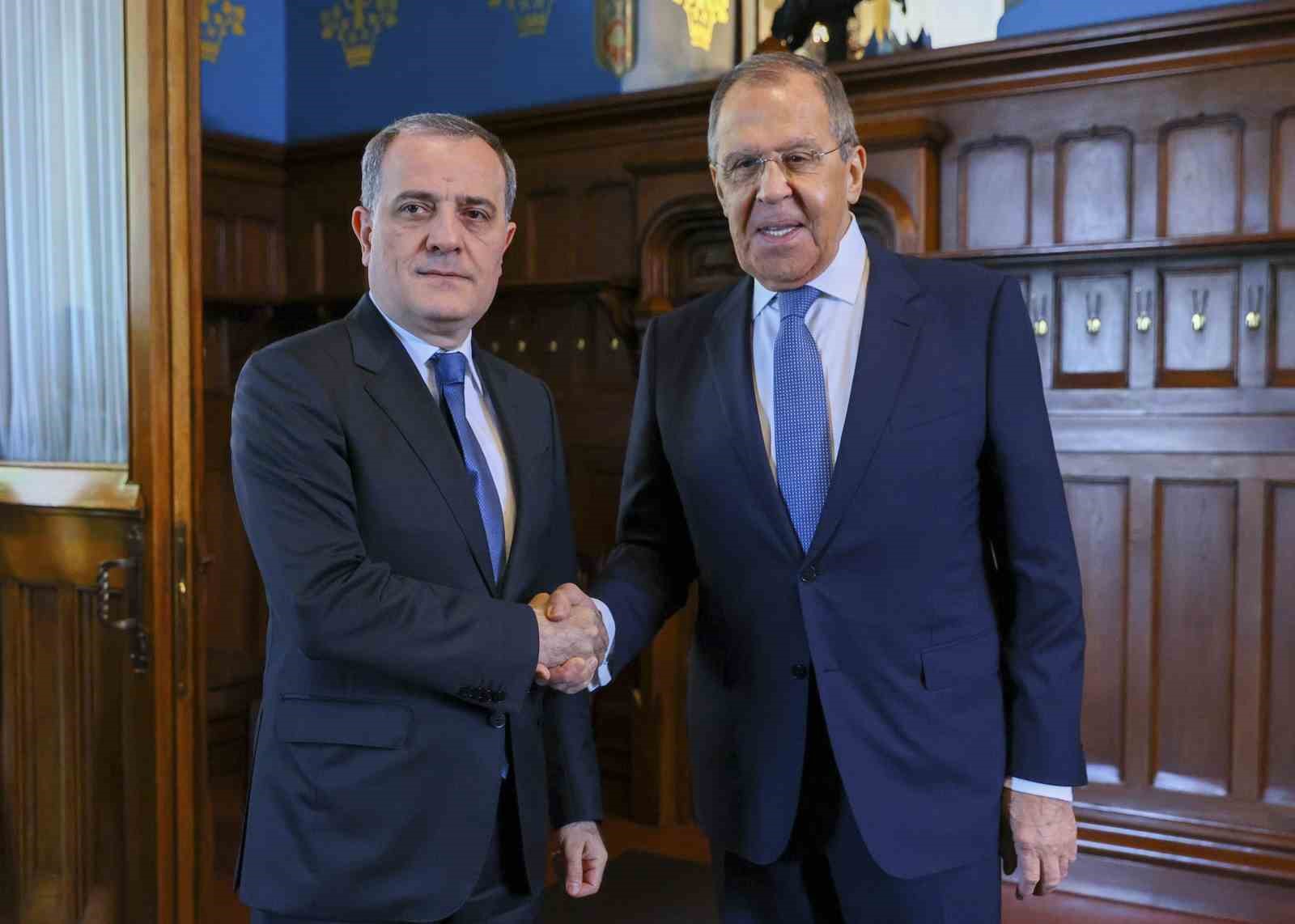 RUSYA DIŞİŞLERİ BAKANI SERGEY LAVROV VE AZERBAYCAN DIŞİŞLERİ BAKANI CEYHUN