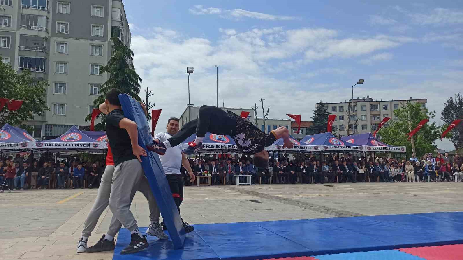 SAMSUN'UN BAFRA İLÇESİNDE 19 MAYIS ATATÜRK'Ü ANMA, GENÇLİK VE SPOR