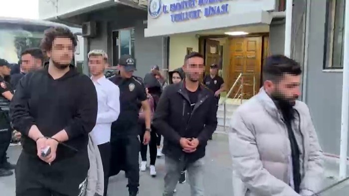 "BAHAR TEMİZLİĞİ" OPERASYONUNDA, İLK ETAPTA ADLİYEYE SEVK EDİLEN 85 ŞÜPHELİDEN