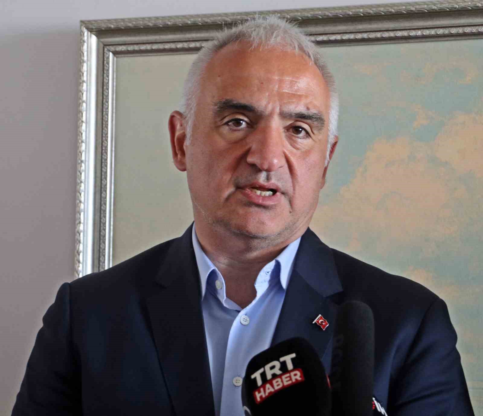 KÜLTÜR VE TURİZM BAKANI MEHMET NURİ ERSOY, AÇIKLAMALARDA BULUNDU
