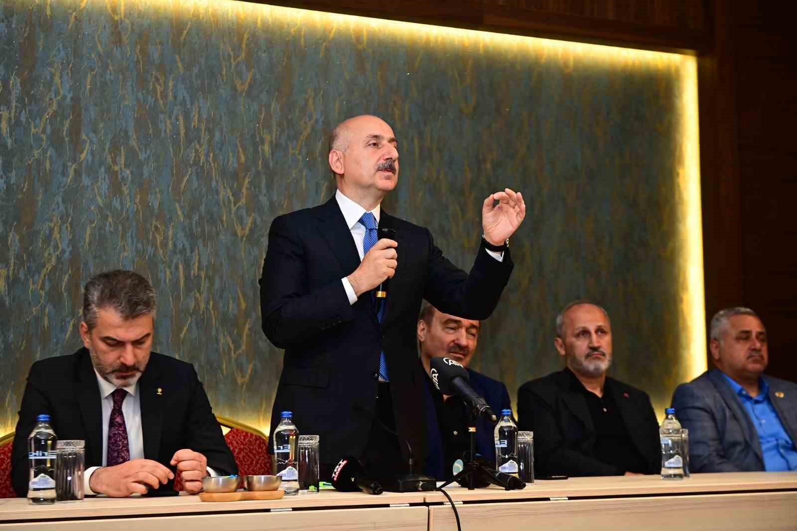 ULAŞTIRMA VE ALTYAPI BAKANI AK PARTİ TRABZON MİLLETVEKİLİ ADAYI ADİL