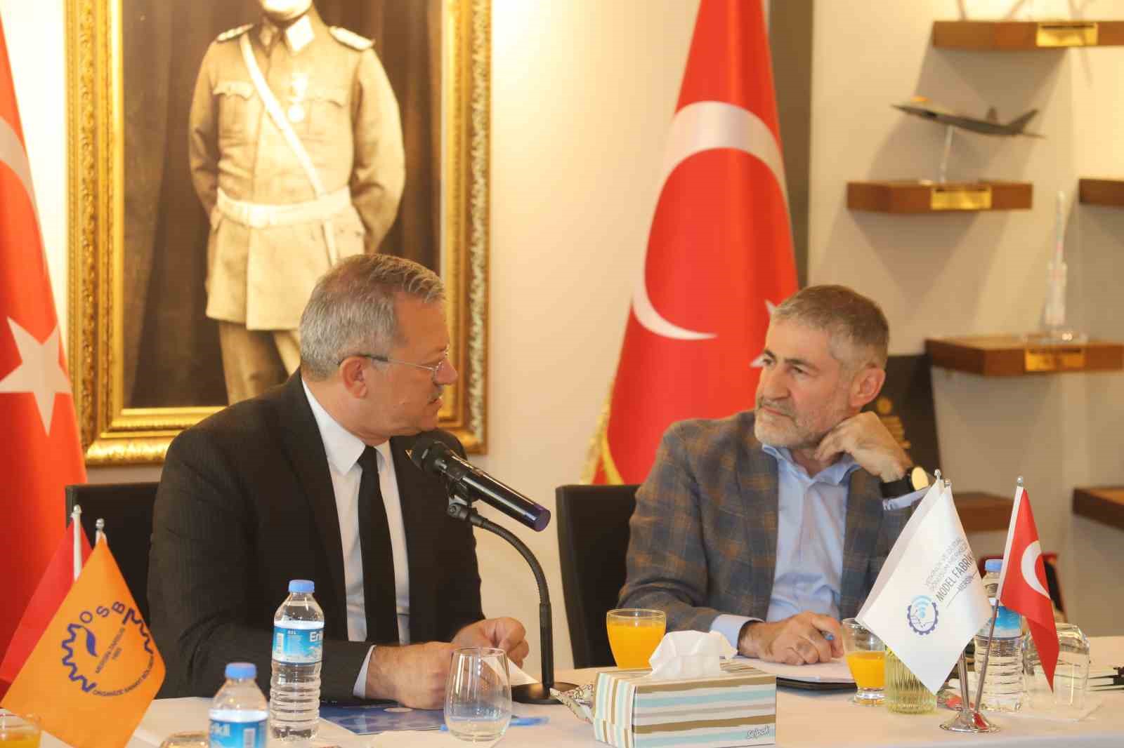 BAKAN NUREDDİN NEBATİ, MERSİN- TARSUS ORGANİZE SANAYİ BÖLGESİ'Nİ ZİYARET EDEREK