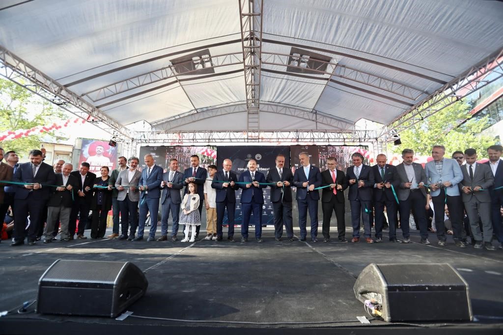 BURSA’NIN KESTEL İLÇESİNDE 50 MİLYON LİRALIK DÖRT PROJENİN AÇILIŞINI SANAYİ