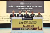 BALIKESİRLİ AMATÖR SPOR KULÜPLERİNE BÜYÜK DESTEK