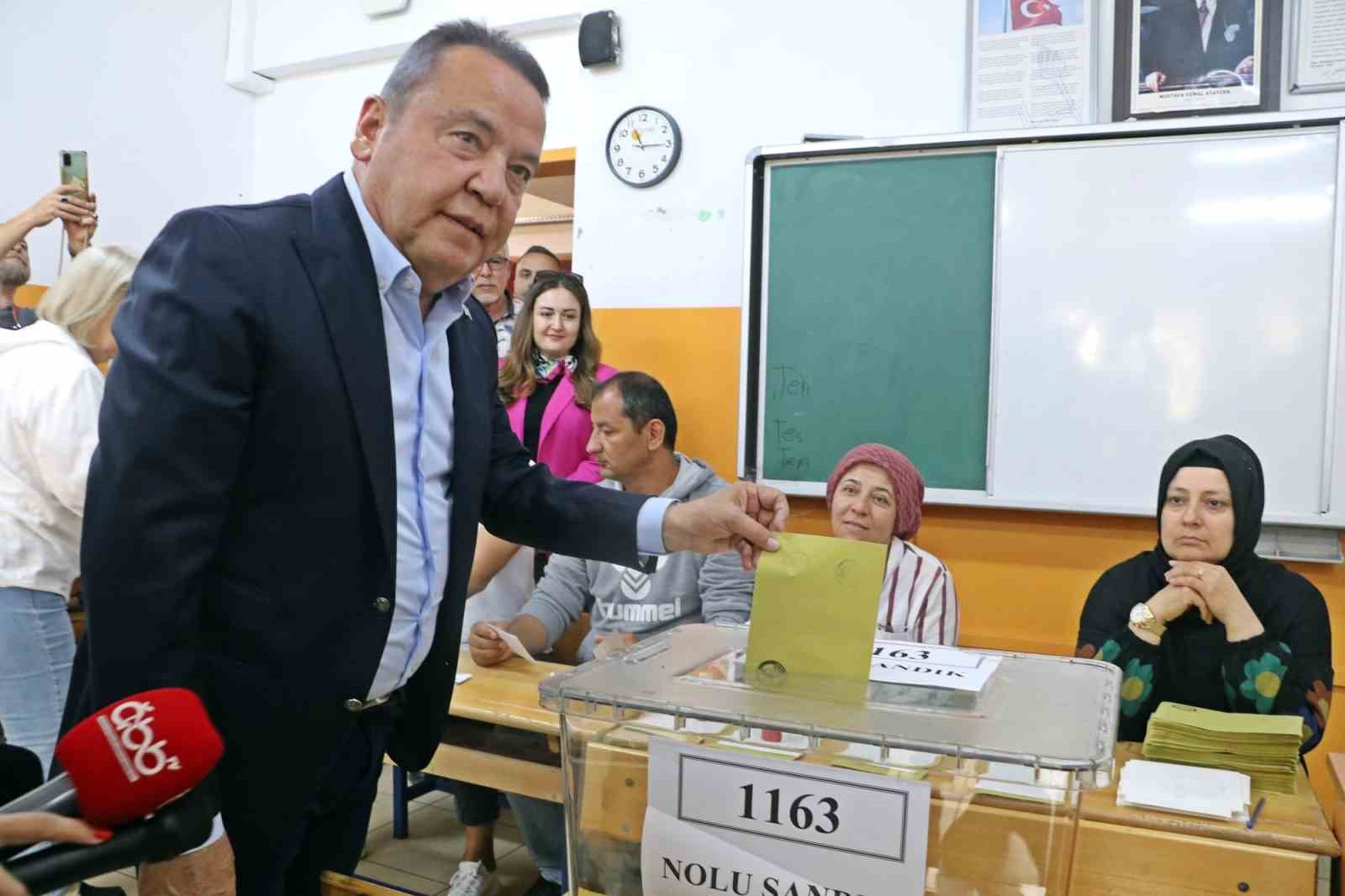 ANTALYA BÜYÜKŞEHİR BELEDİYE BAŞKANI MUHİTTİN BÖCEK, CUMHURBAŞKANI SEÇİMİ İKİNCİ TUR