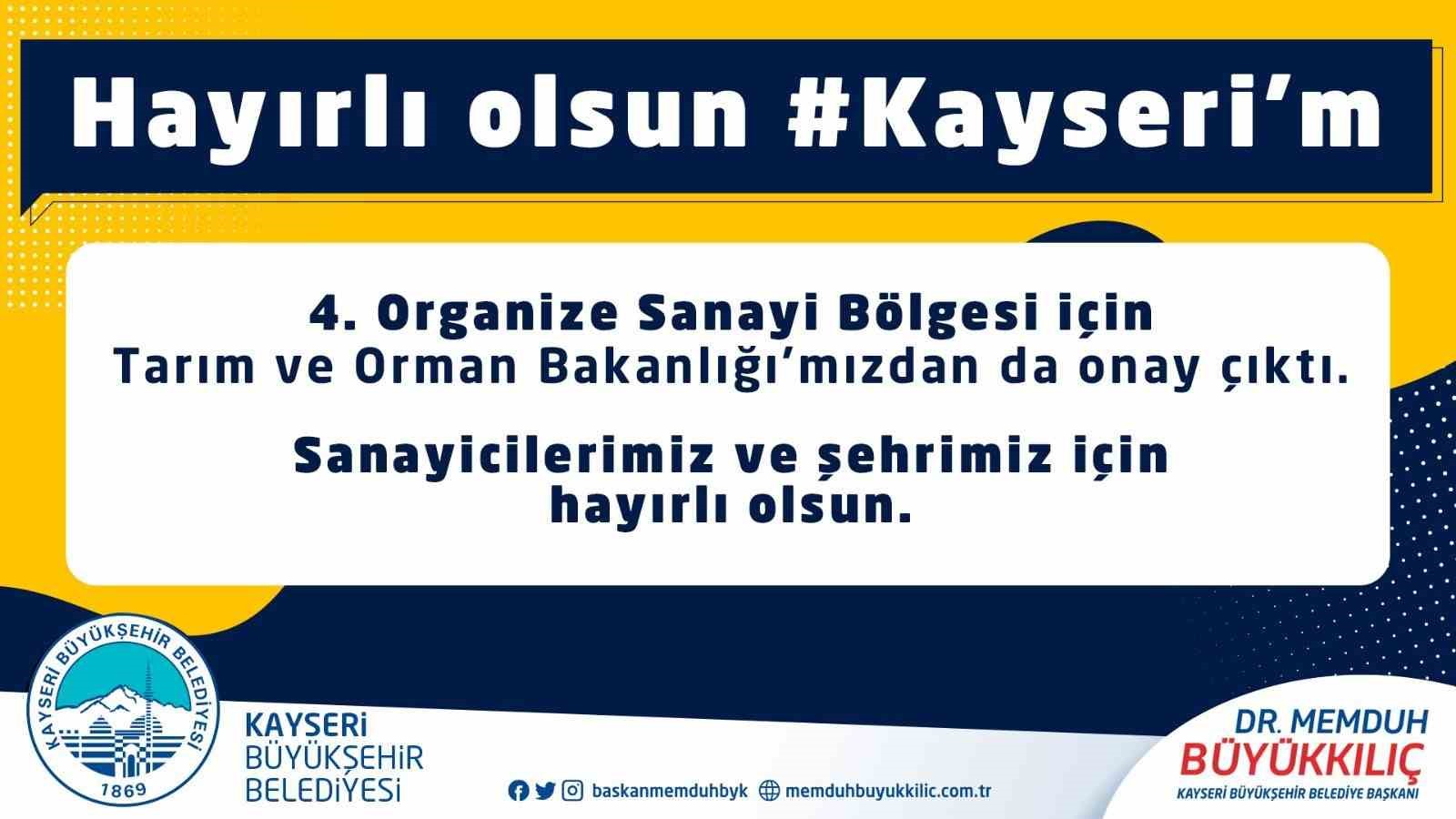 KAYSERİ BÜYÜKŞEHİR BELEDİYE BAŞKANI DR. MEMDUH BÜYÜKKILIÇ, TİCARETİN, ENDÜSTRİNİN VE