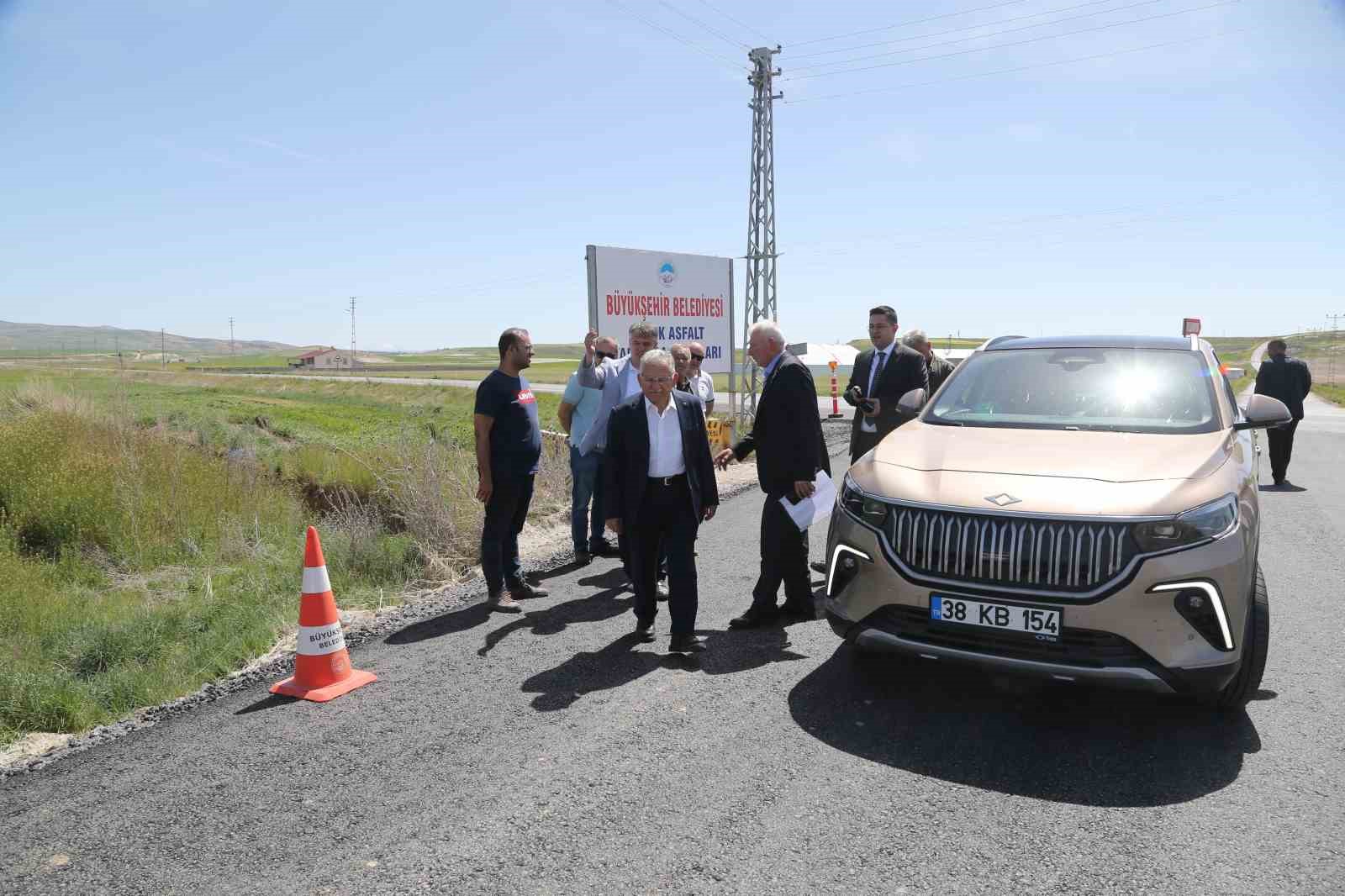 KAYSERİ BÜYÜKŞEHİR BELEDİYE BAŞKANI DR. MEMDUH BÜYÜKKILIÇ, BÜNYAN İLÇESİ AKMESCİT