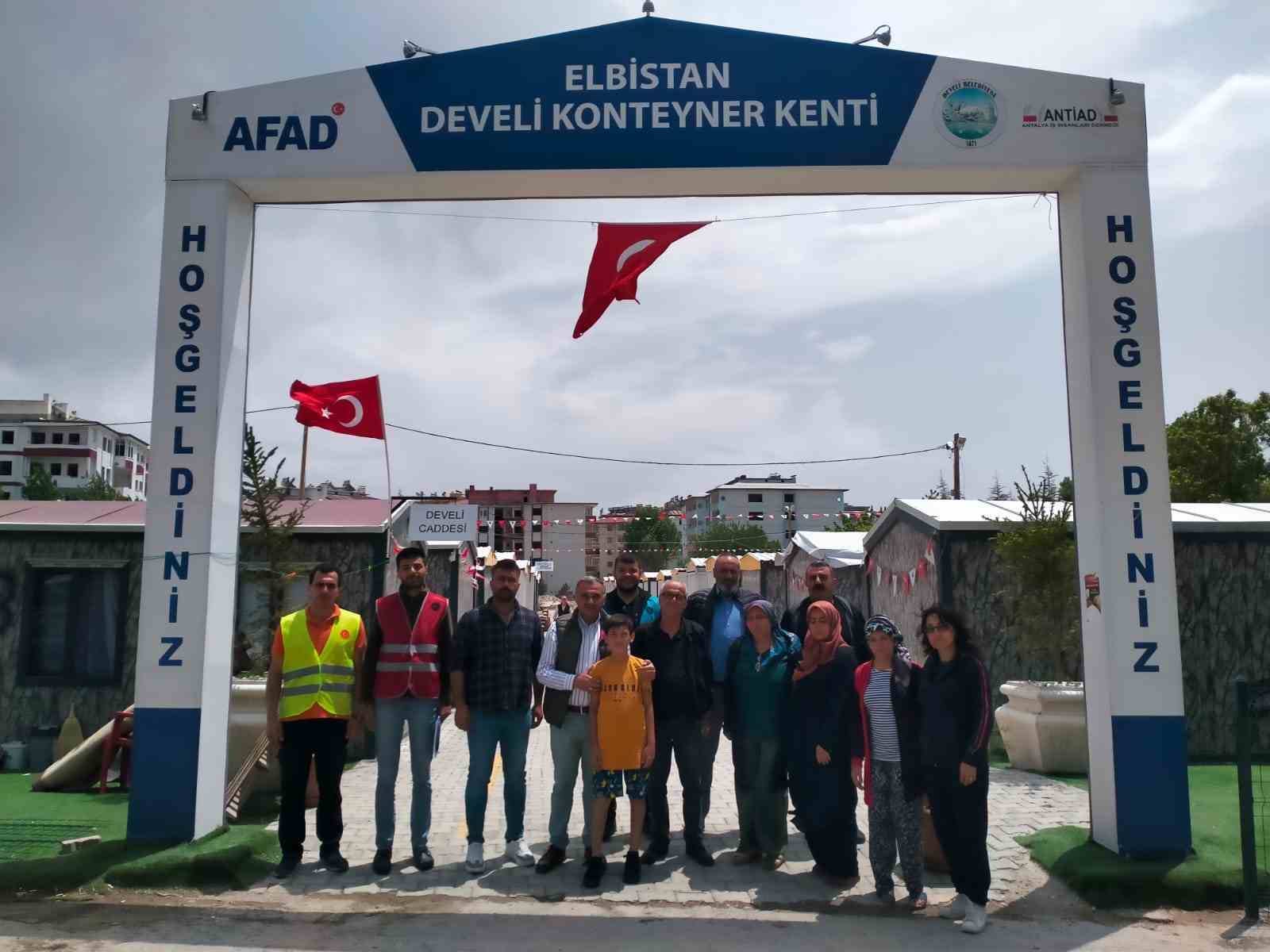 DEVELİ BELEDİYE BAŞKANI MEHMET CABBAR, KAHRAMANMARAŞ DEPREMLERİ SONRASINDA KAYSERİ VALİSİ