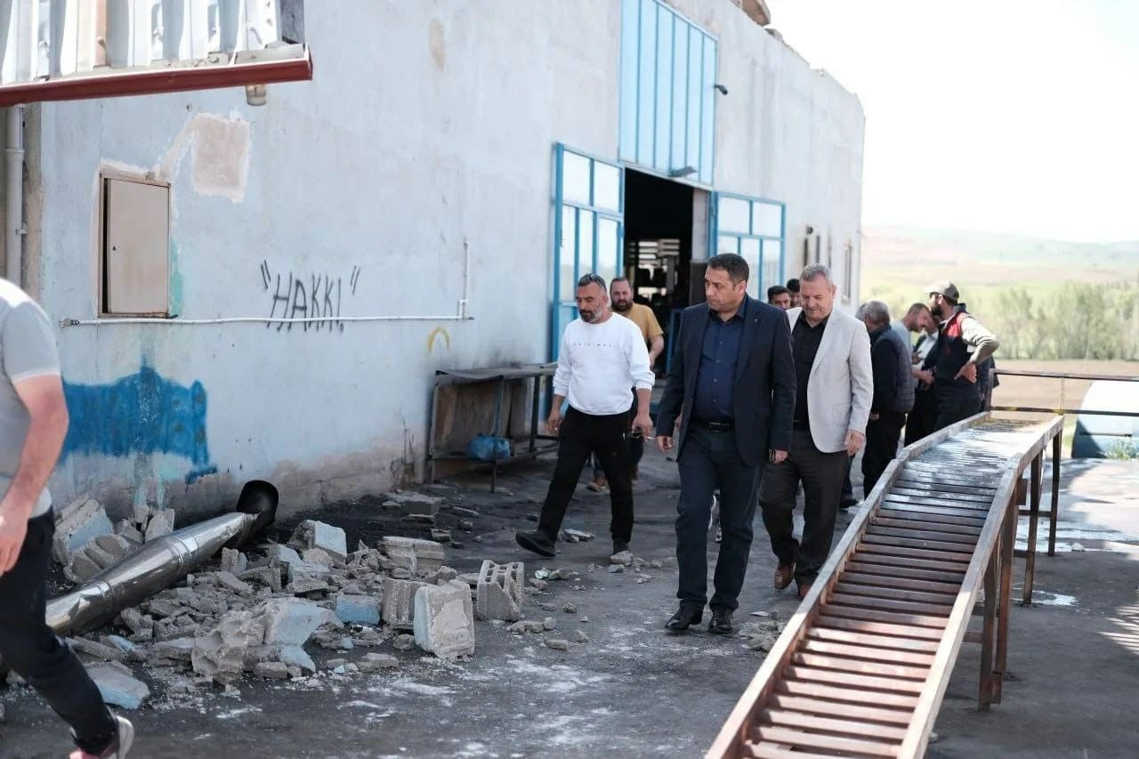 SORGUN BELEDİYE BAŞKANI MUSTAFA ERKUT EKİNCİ, İŞ YERLERİ ZARAR GÖREN