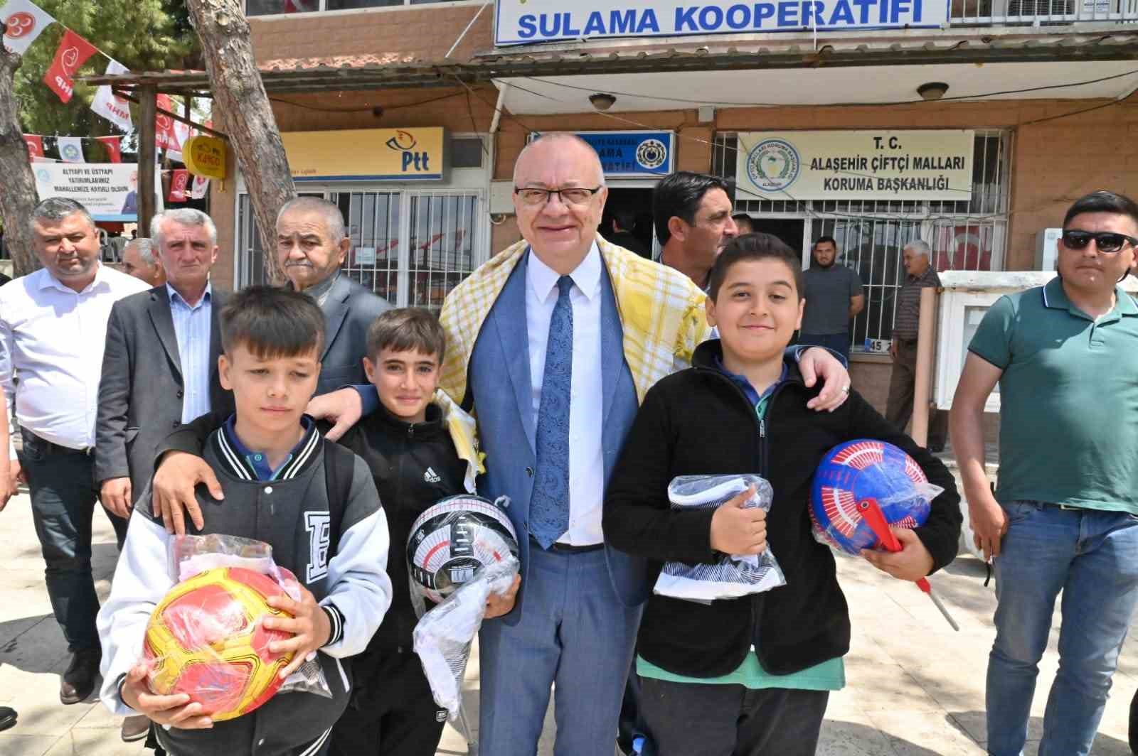 MANİSA BÜYÜKŞEHİR BELEDİYE BAŞKANI CENGİZ ERGÜN, 32 MİLYON TL YATIRIM