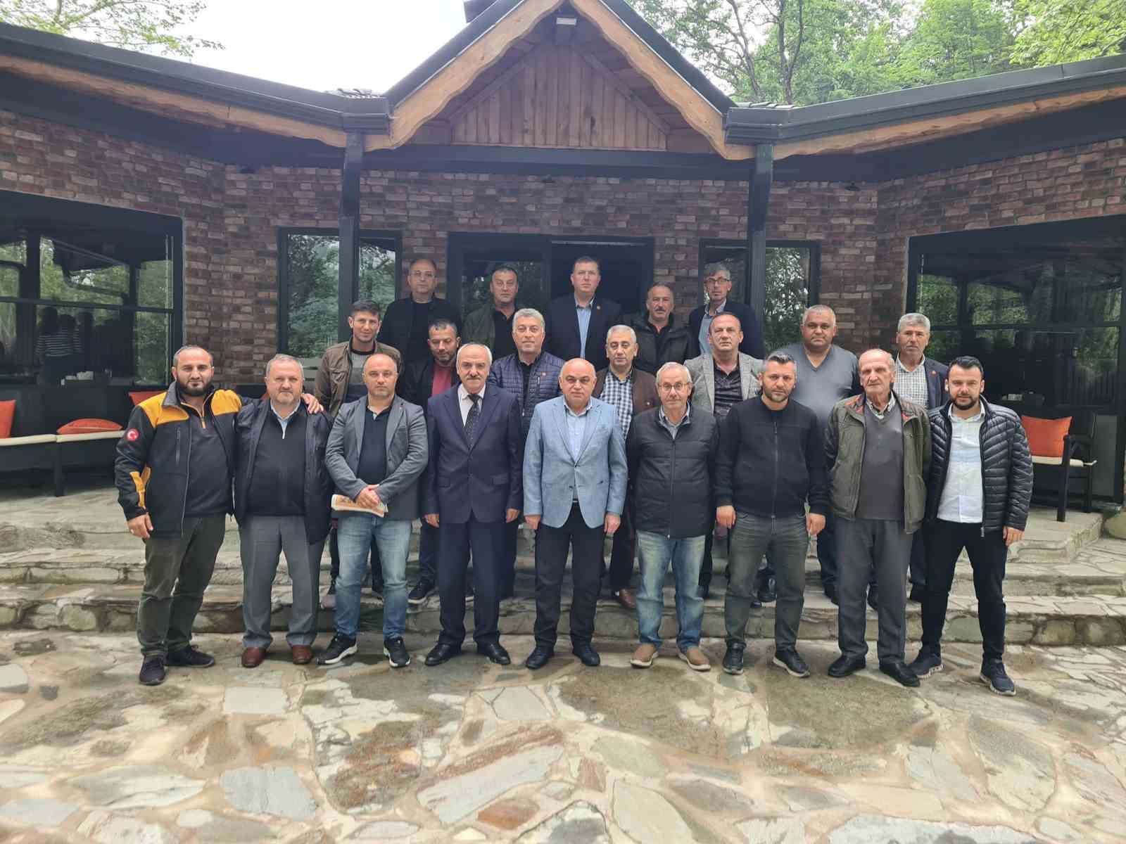 BEYKÖY BELEDİYE BAŞKANI OSMAN KILIÇ, MUHTARLA BİR ARAYA GELEREK 28