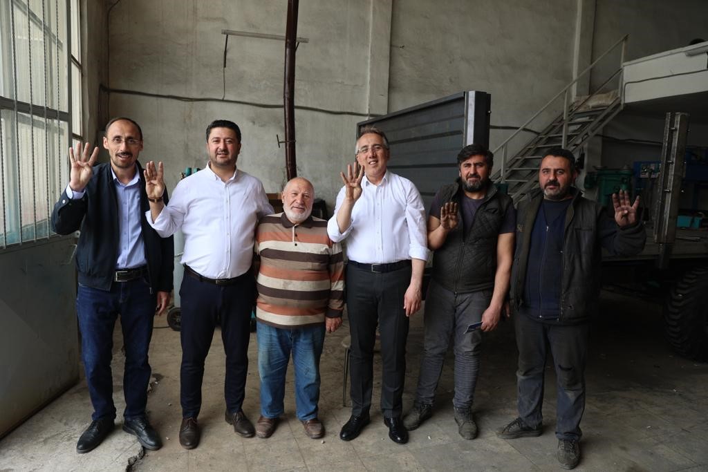 AK PARTİ NEVŞEHİR MİLLETVEKİLİ ADAYI EMRE ÇALIŞKAN İLE BİRLİKTE SANAYİ