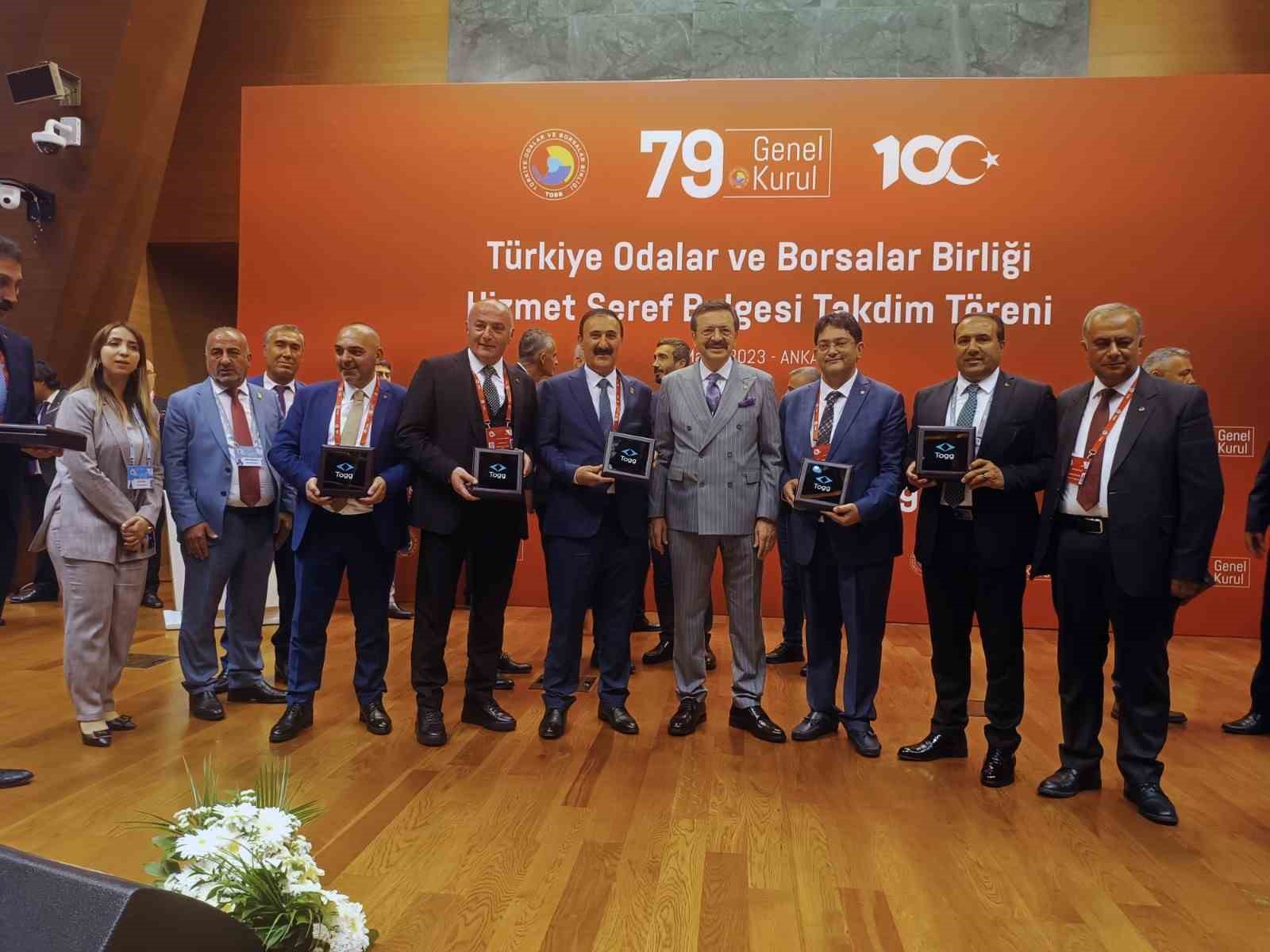 TÜRKİYE ODALAR VE BORSALAR BİRLİĞİNİN (TOBB) 79. GENEL KURULU TOPLANTISI