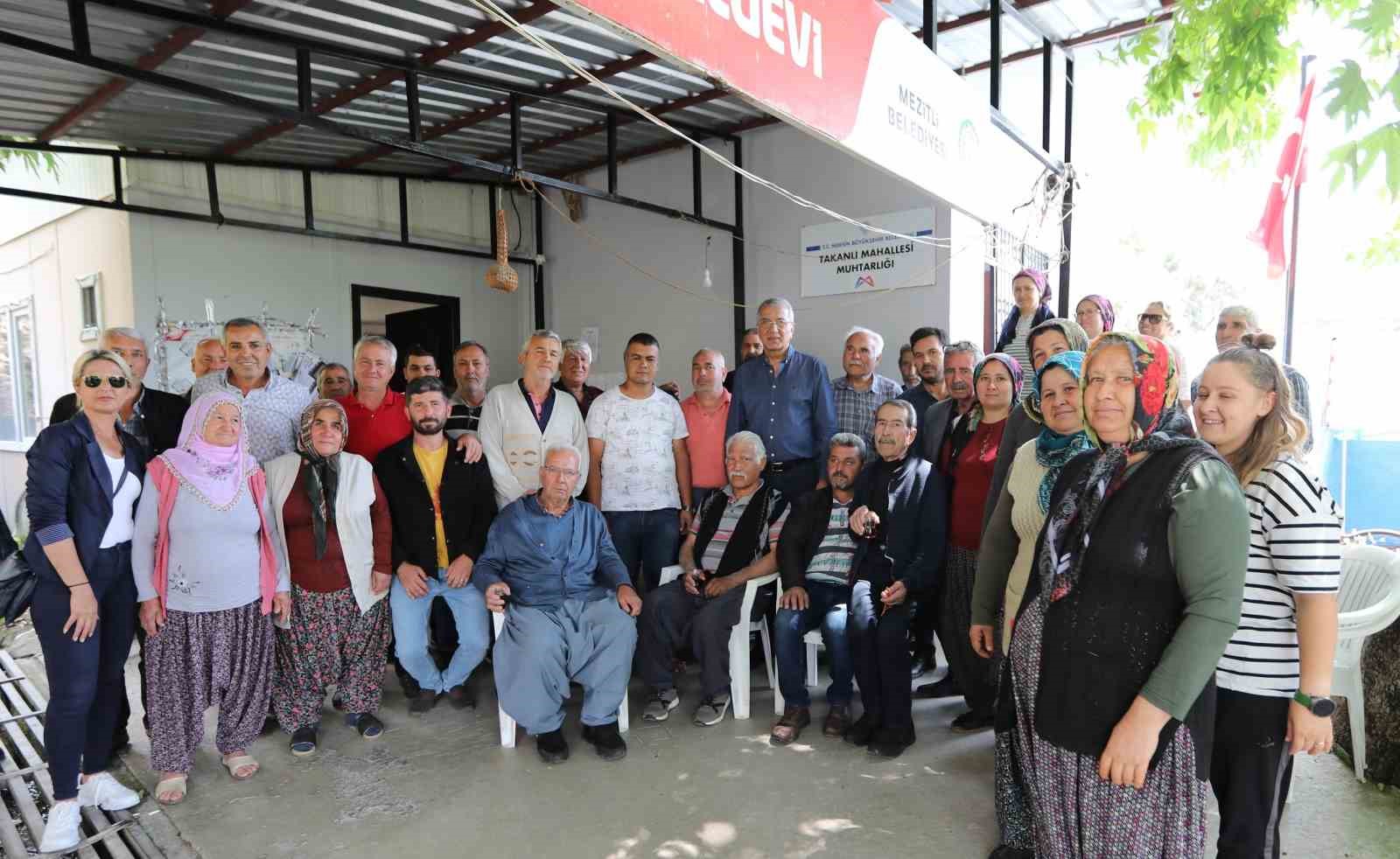 MERSİN'İN MERKEZ İLÇE MEZİTLİ BELEDİYE BAŞKANI NEŞET TARHAN, KIRSAL BÖLGEDE