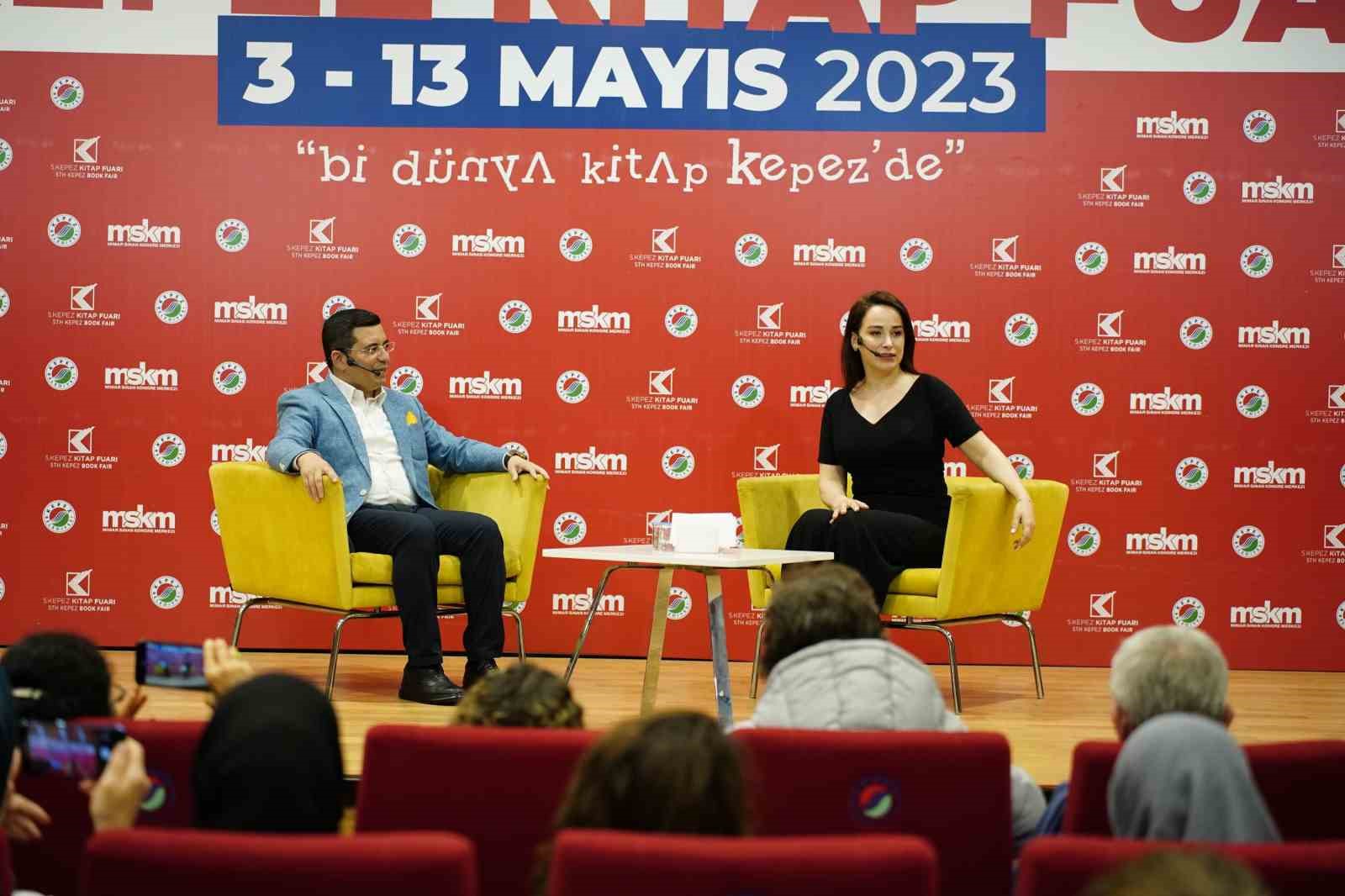 KEPEZ BELEDİYE BAŞKANI HAKAN TÜTÜNCÜ, 5. KEPEZ KİTAP FUARI’NDA TELEVİZYON