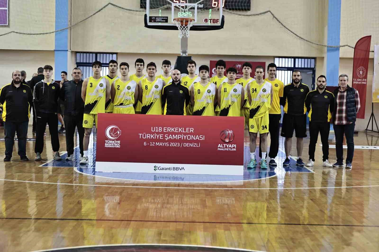 DENİZLİ’DE BASKETBOL U18 ERKEKLER TÜRKİYE ŞAMPİYONASI 16 TAKIMIN KATILIMIYLA START
