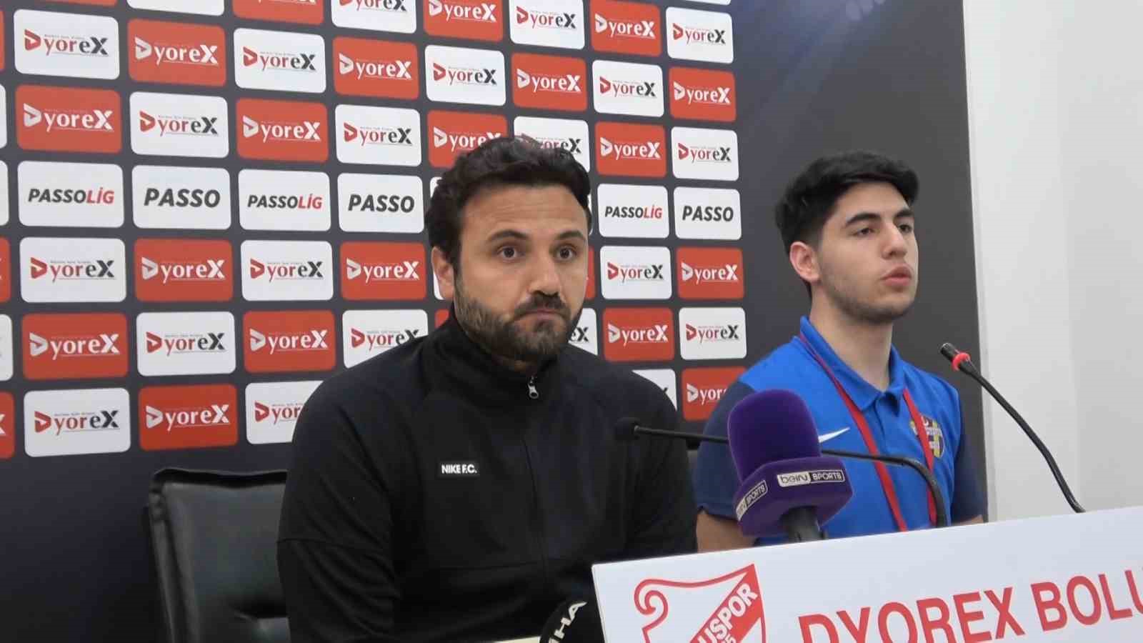 SPOR TOTO 1.LİG’İN 37.HAFTASINDA BOLUSPOR SAHASINDA KONUK ETTİĞİ EYÜPSPOR’U 2-0