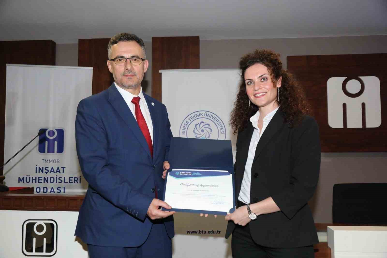 BURSA TEKNİK ÜNİVERSİTESİ (BTÜ), TMMOB İNŞAAT MÜHENDİSLERİ ODASI BURSA ŞUBESİ’NİN