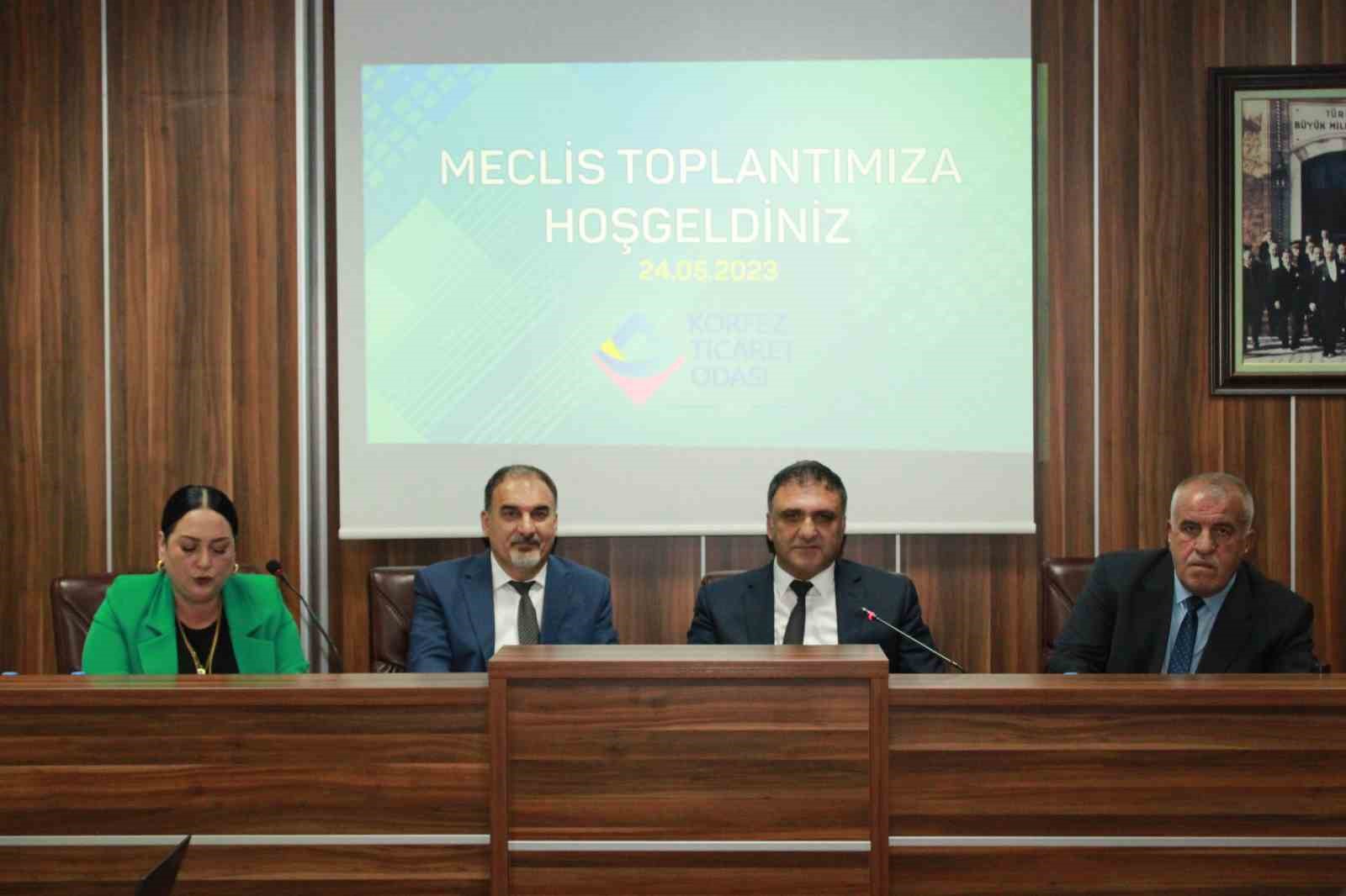 KÖRFEZ TİCARET ODASI'NIN MAYIS AYI MECLİS TOPLANTISINDA, 6 HAZİRAN'DA KOCAELİ