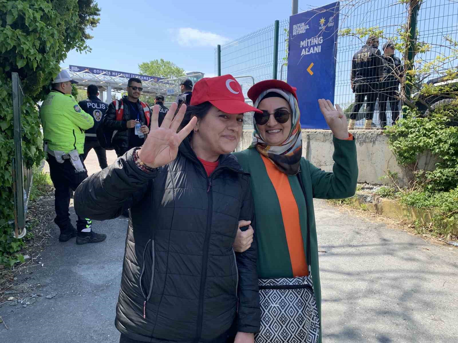CUMHURBAŞKANI ERDOĞAN’IN KATILIMIYLA DÜZENLENEN AK PARTİ BÜYÜK İSTANBUL MİTİNGİ'NE KATILMAK
