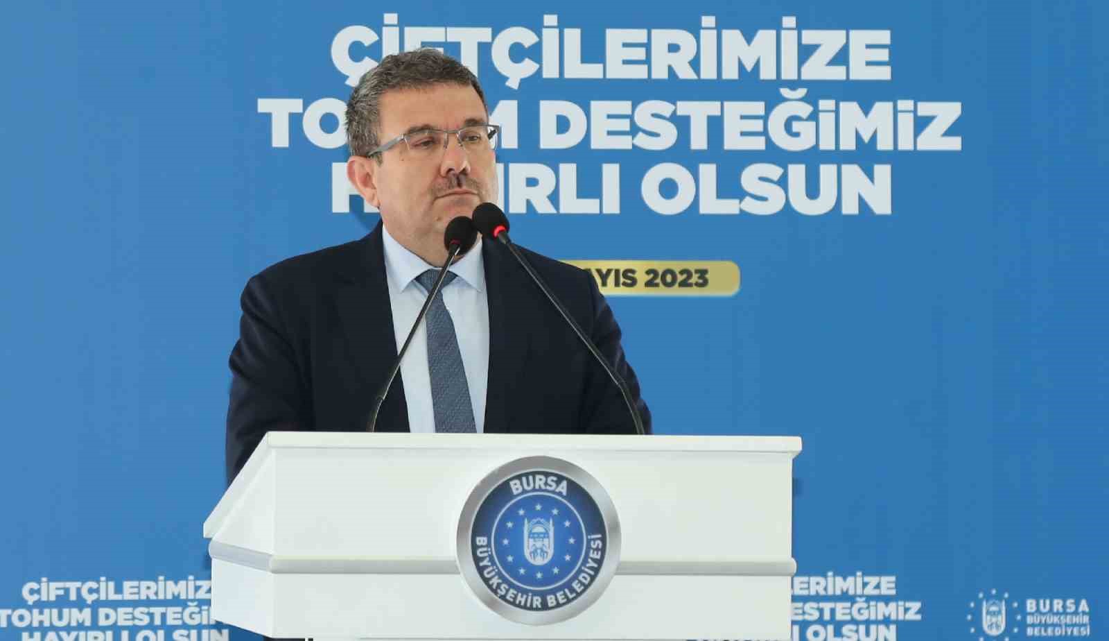 BURSA BÜYÜKŞEHİR BELEDİYESİ, KIRSAL KALKINMA HEDEFLERİ DOĞRULTUSUNDA BÜYÜKORHAN’DA 120 ÜRETİCİYE