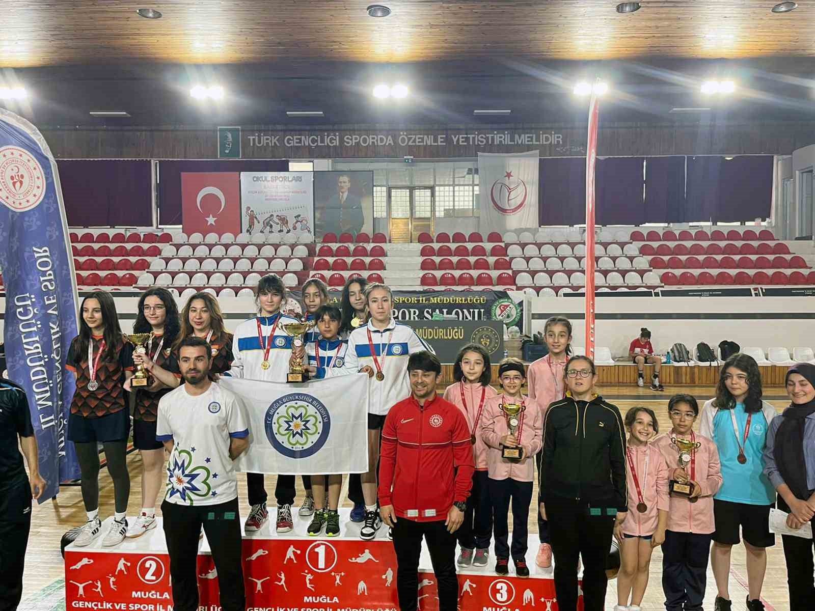 MUĞLA BÜYÜKŞEHİR BELEDİYESİ MASA TENİSİ TAKIMI, MUĞLA’DA DÜZENLENEN İL ŞAMPİYONASINDA