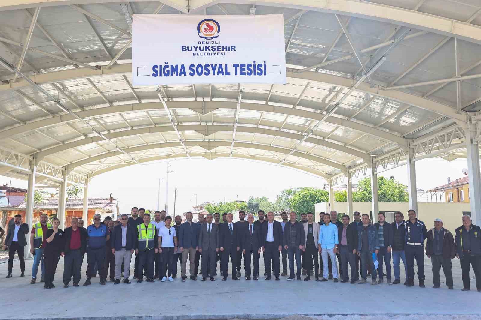 DENİZLİ BÜYÜKŞEHİR BELEDİYE BAŞKANI OSMAN ZOLAN, SARAYKÖY İLÇESİNİN SIĞMA MAHALLESİ’NE
